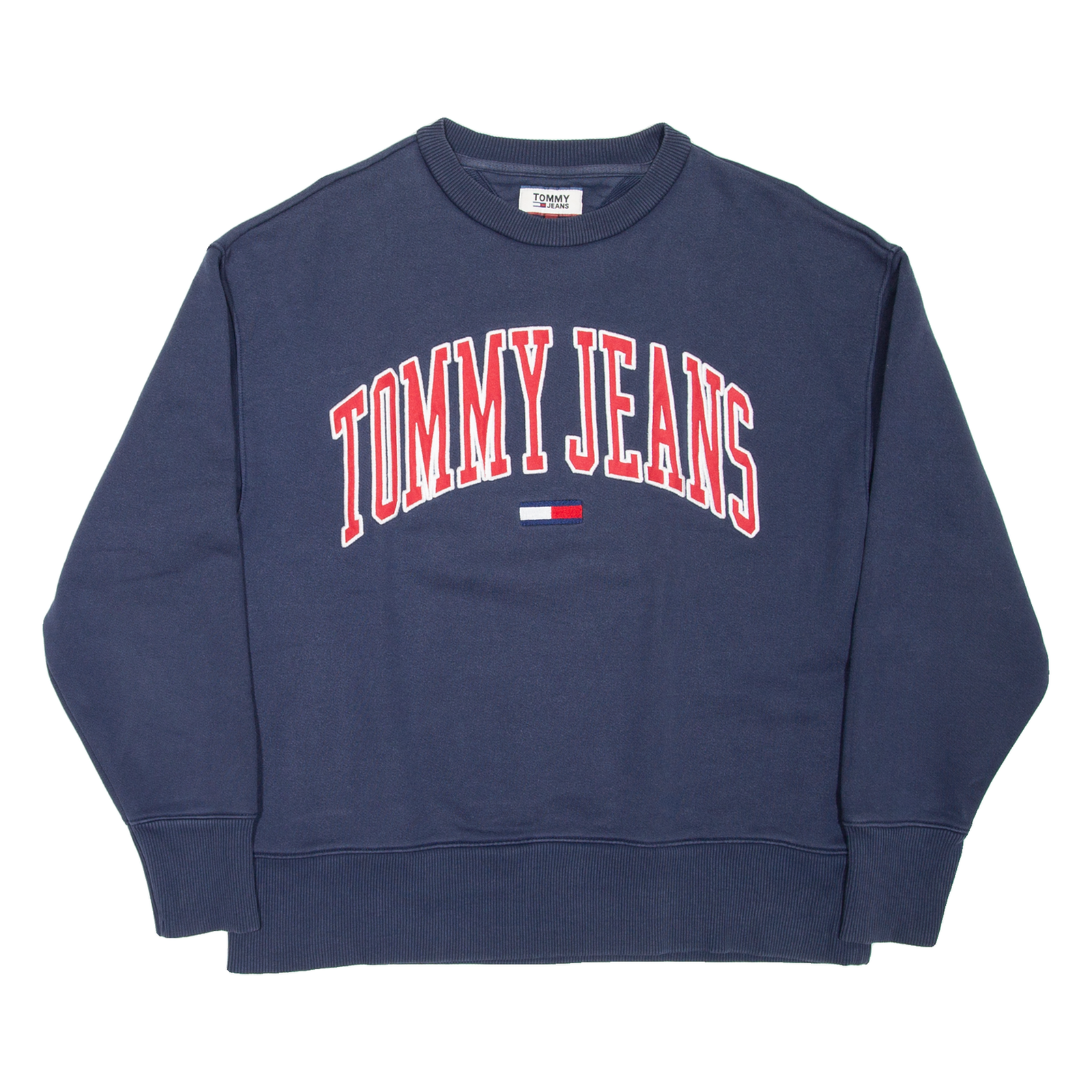 TOMMY JEANS Mens Sweatshirt Blue S Refurbished - N/A refurbished available on Cerqular