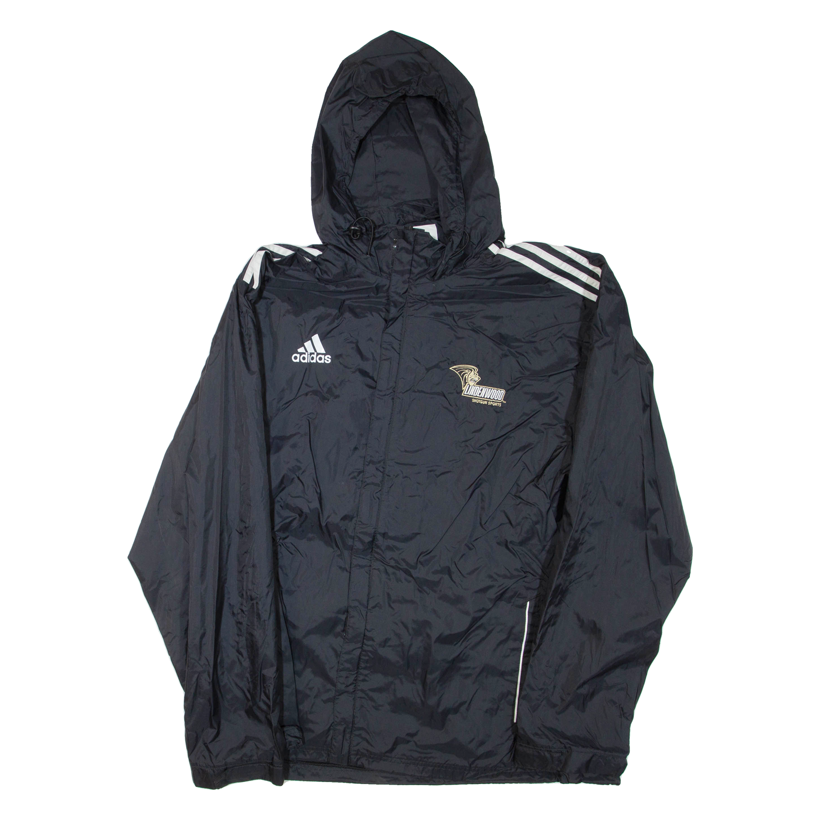 ADIDAS Lindenwood Shotgun Sports Mens Jacket Black Hooded L Refurbished - N/A refurbished available on Cerqular