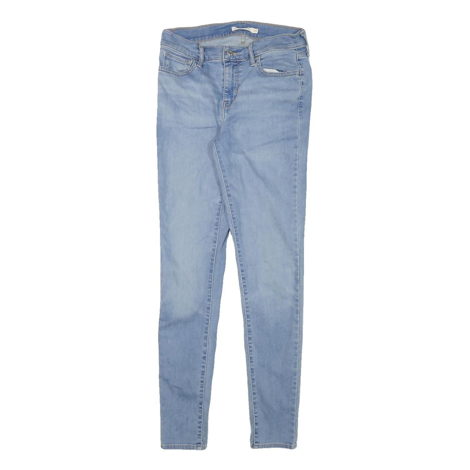 LEVI'S 710 Womens Slim Skinny Light Denim Jeans W26 L29 Classic Zip Cotton Blend Refurbished - N/A refurbished available on Cerqular