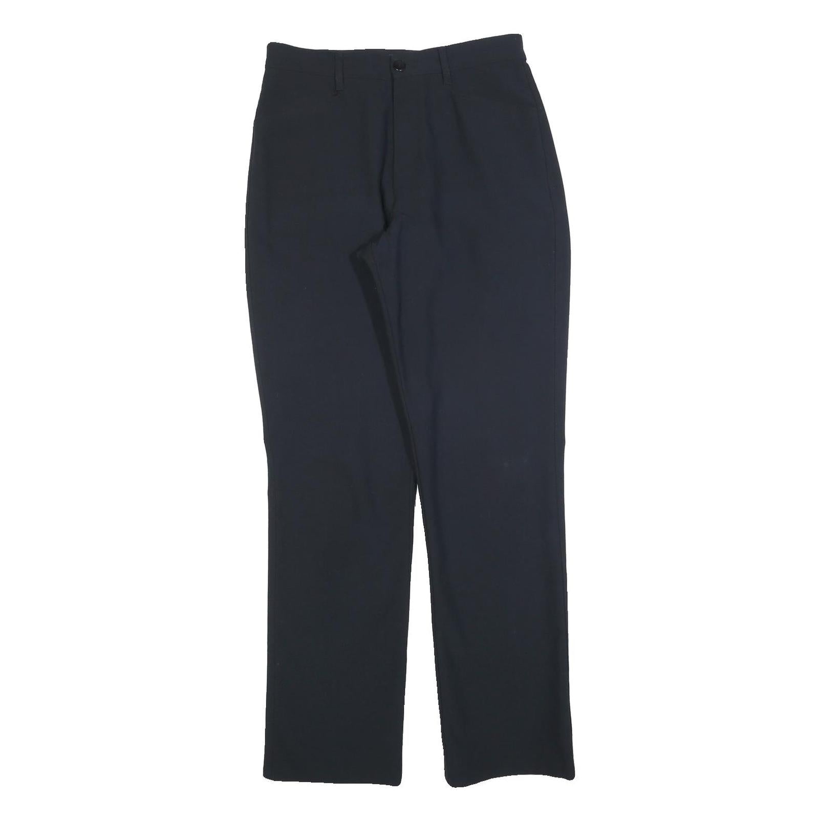 TWEANS Womens Polyester Blend Black Regular Fit Straight Leg Trousers W28 L32 Refurbished - N/A refurbished available on Cerqular