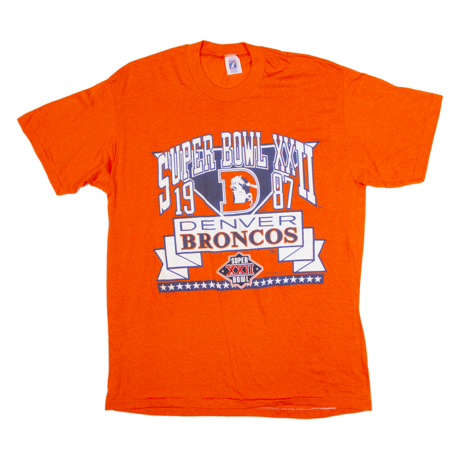 Buy LOGO 7 Denver Broncos Super Bowl XXII Mens T-Shirt Orange 80s USA XL Refurbished - $36.39 LOGO 7 Denver Broncos Super Bowl XXII Mens T-Shirt Orange 80s USA XL Refurbished - N/A refurbished available on Cerqular