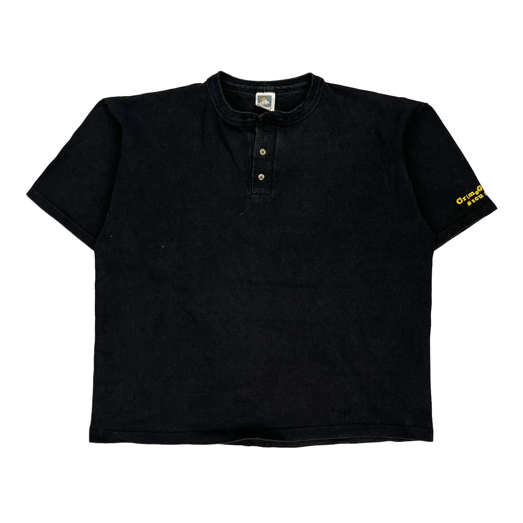 Crimeguard Keyless Entry & Security Cotton Deluxe Single Stitch T-Shirt - XL Black Cotton Refurbished - Thrifted (note: this is a term often used to describe second- refurbished available on Cerqular