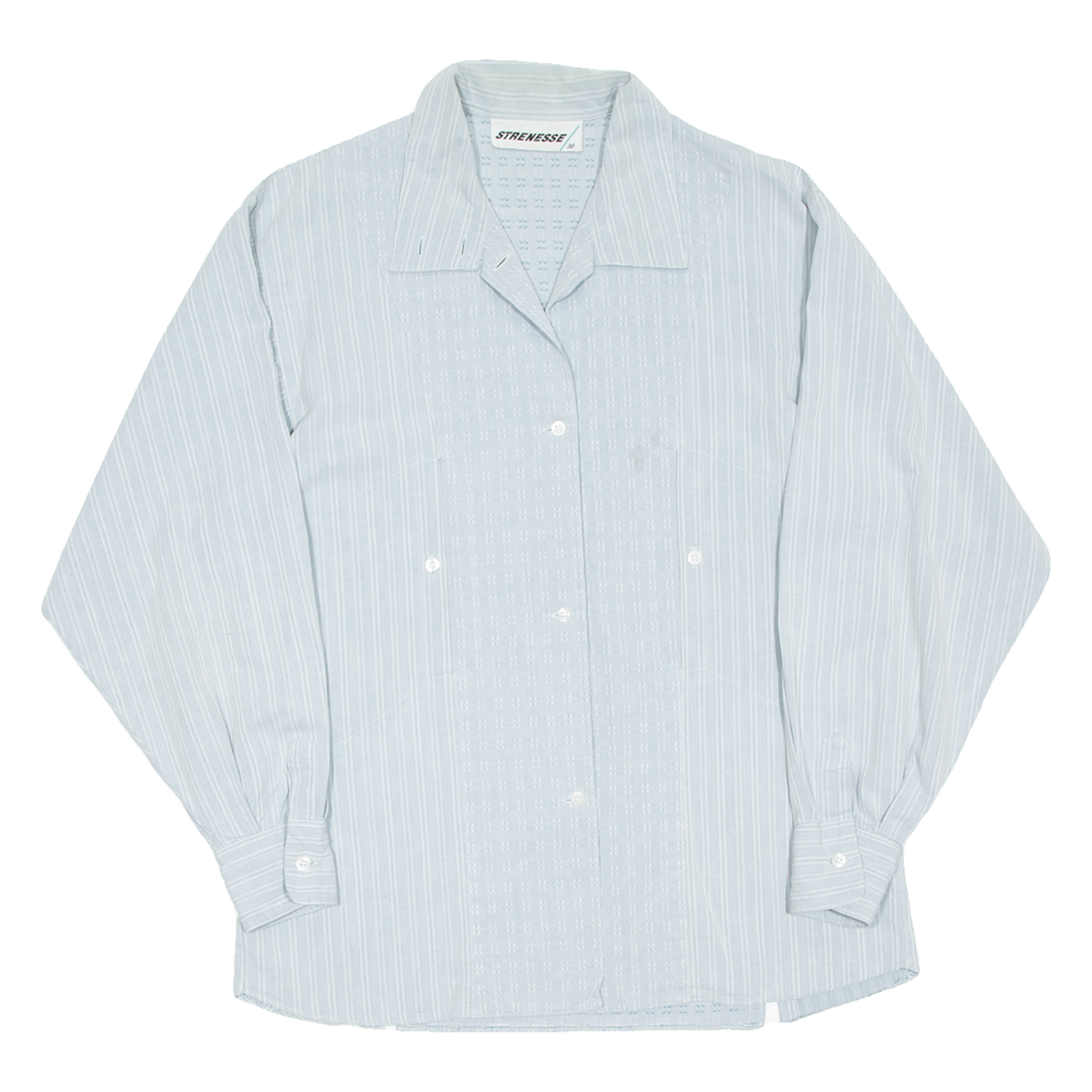 Womens Shirt Blue Striped Long Sleeve M Refurbished - N/A refurbished available on Cerqular
