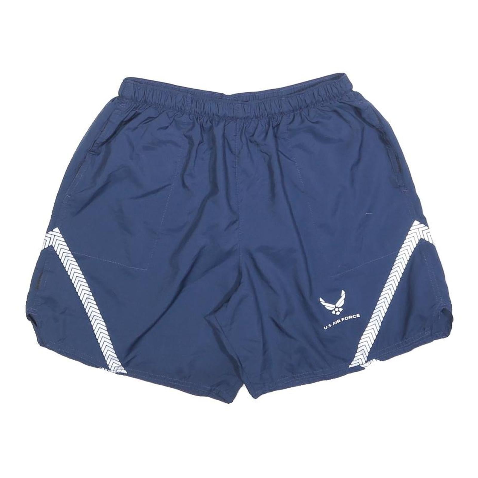 Buy Mens Navy Blue Casual U.S. Air Force Logo Polyester Shorts M W28 Refurbished - $18.19 Mens Navy Blue Casual U.S. Air Force Logo Polyester Shorts M W28 Refurbished - N/A refurbished available on Cerqular