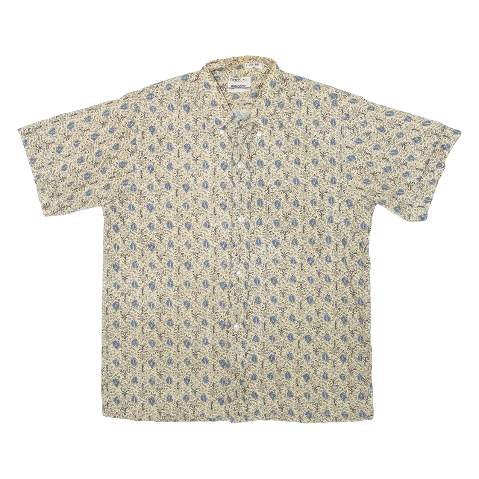 Mens Shirt Beige Crazy Pattern M Refurbished - N/A refurbished available on Cerqular