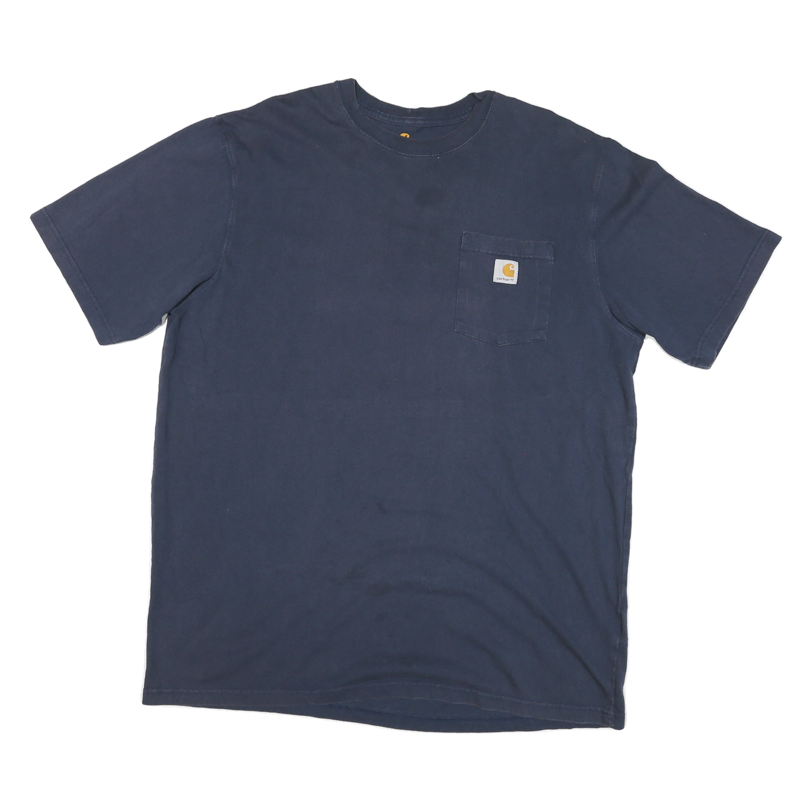 CARHARTT Mens Navy Blue T-Shirt XL Short Sleeve Crew Neck Pocket Logo Refurbished - N/A refurbished available on Cerqular