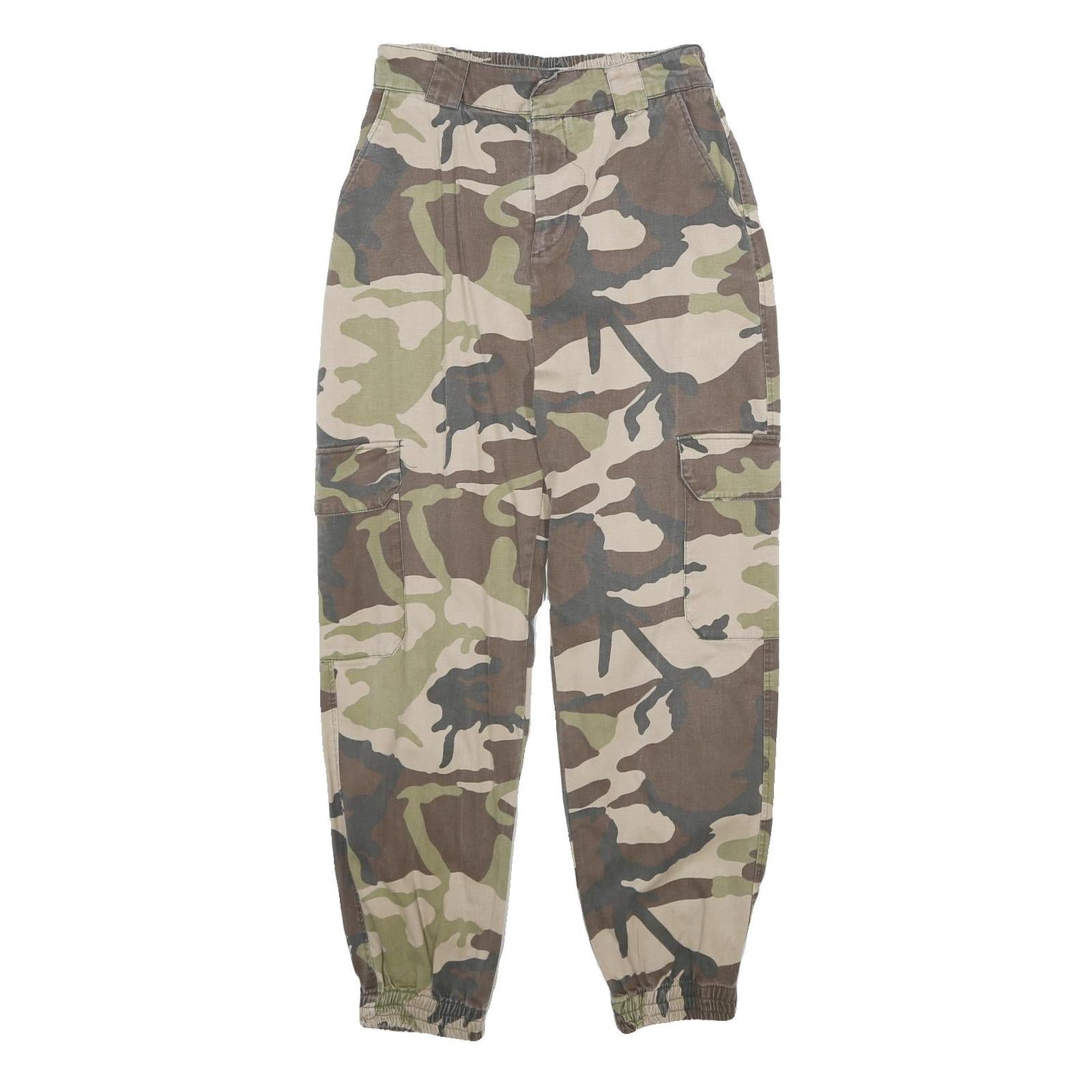 Buy PULL & BEAR Womens Cotton Blend Camo Regular Cargo Trousers W26 L28 Elastic Hem Refurbished - $23.39 PULL & BEAR Womens Cotton Blend Camo Regular Cargo Trousers W26 L28 Elastic Hem Refurbished - N/A refurbished available on Cerqular