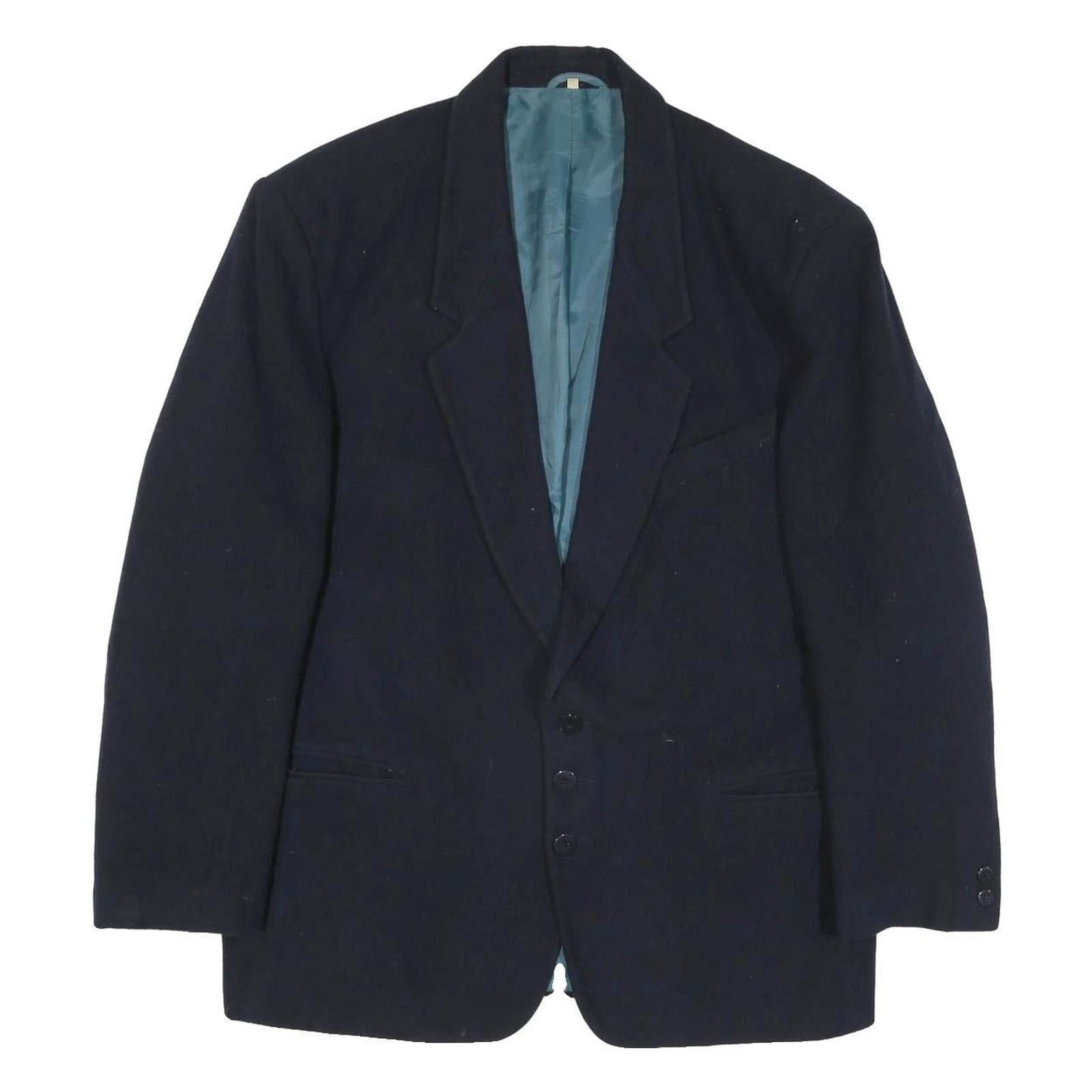 Buy Mens Black Classic Jacket L Polyester Blend Plain Button Closure Tailored Fit Refurbished - $48.09 Mens Black Classic Jacket L Polyester Blend Plain Button Closure Tailored Fit Refurbished - N/A refurbished available on Cerqular