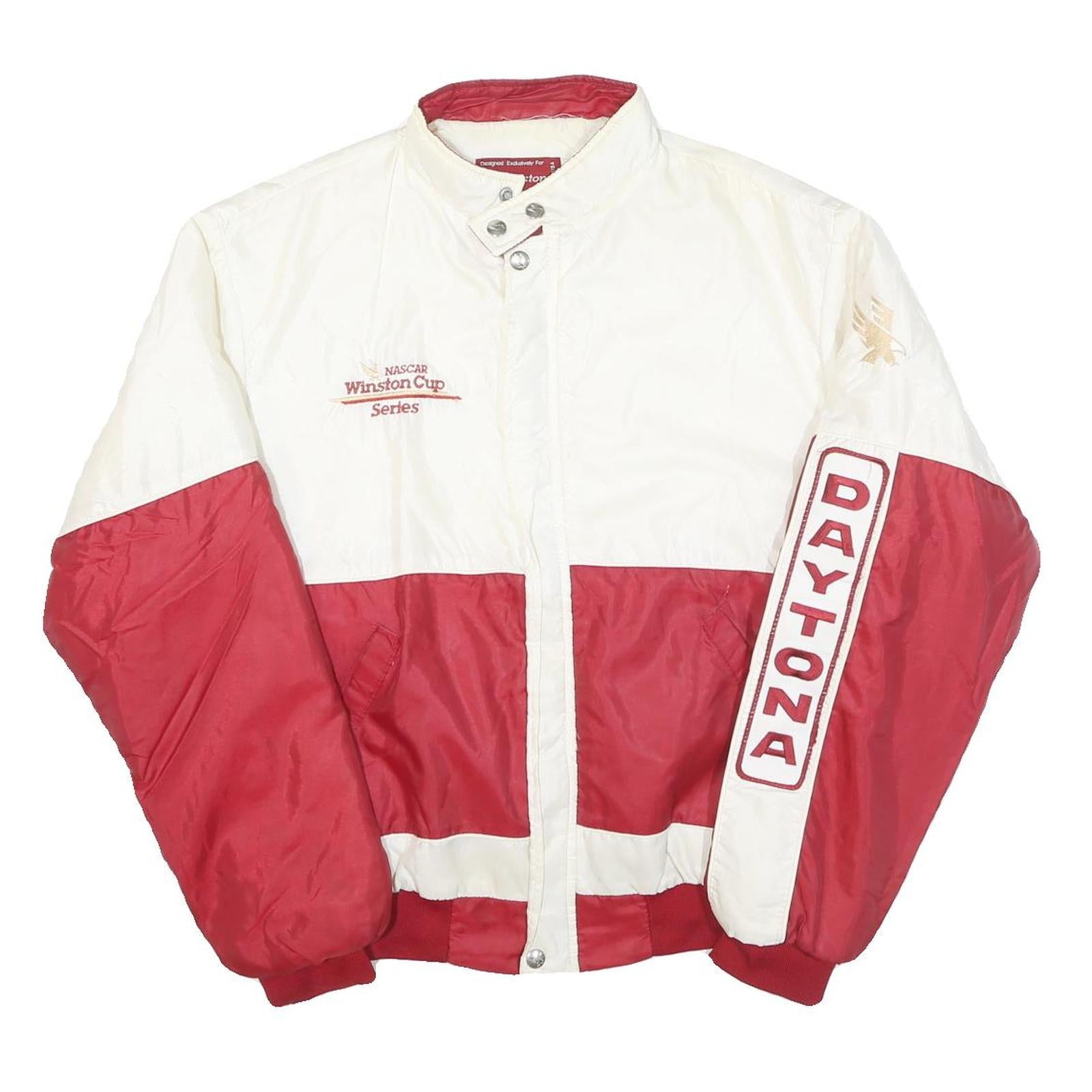 Buy WINSTON Mens White & Red Daytona Racing Zip Jacket S Polyester Blend Motorsport Refurbished - $123.49 WINSTON Mens White & Red Daytona Racing Zip Jacket S Polyester Blend Motorsport Refurbished - N/A refurbished available on Cerqular