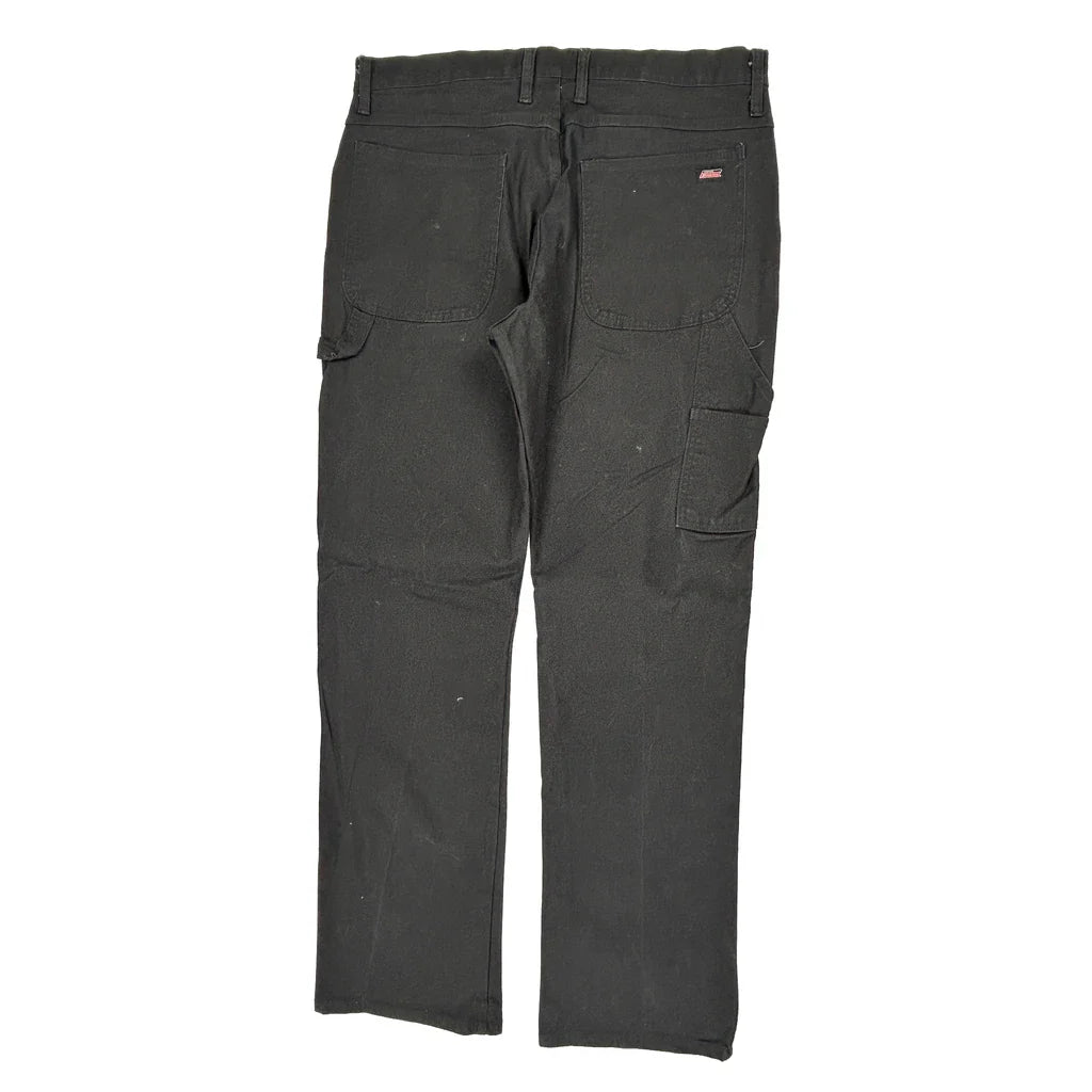 Buy Dickies Cargo Cargo Trousers - 34W 32L Black Cotton Refurbished - $44.21 Dickies Cargo Cargo Trousers - 34W 32L Black Cotton Refurbished - Thrifted (note: this is a term often used to describe second- refurbished available on Cerqular