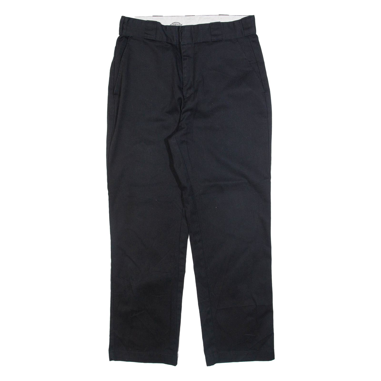 DICKIES Womens Trousers Black Regular Straight W28 L26 Refurbished - N/A refurbished available on Cerqular