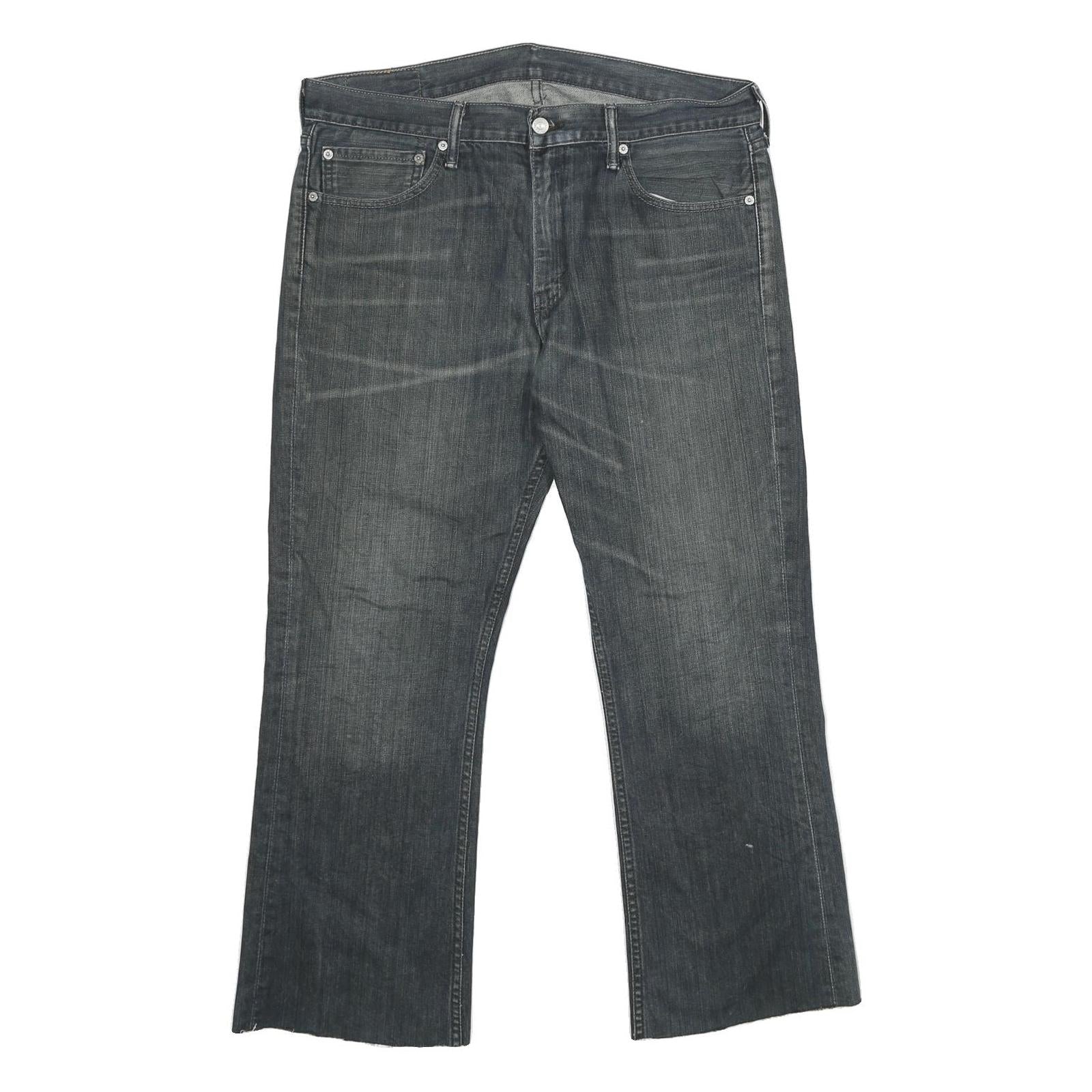LEVI'S 527 Reg Bootcut Mens Jeans Black Denim Regular Fit W36 L30 Zip Fly Refurbished - N/A refurbished available on Cerqular