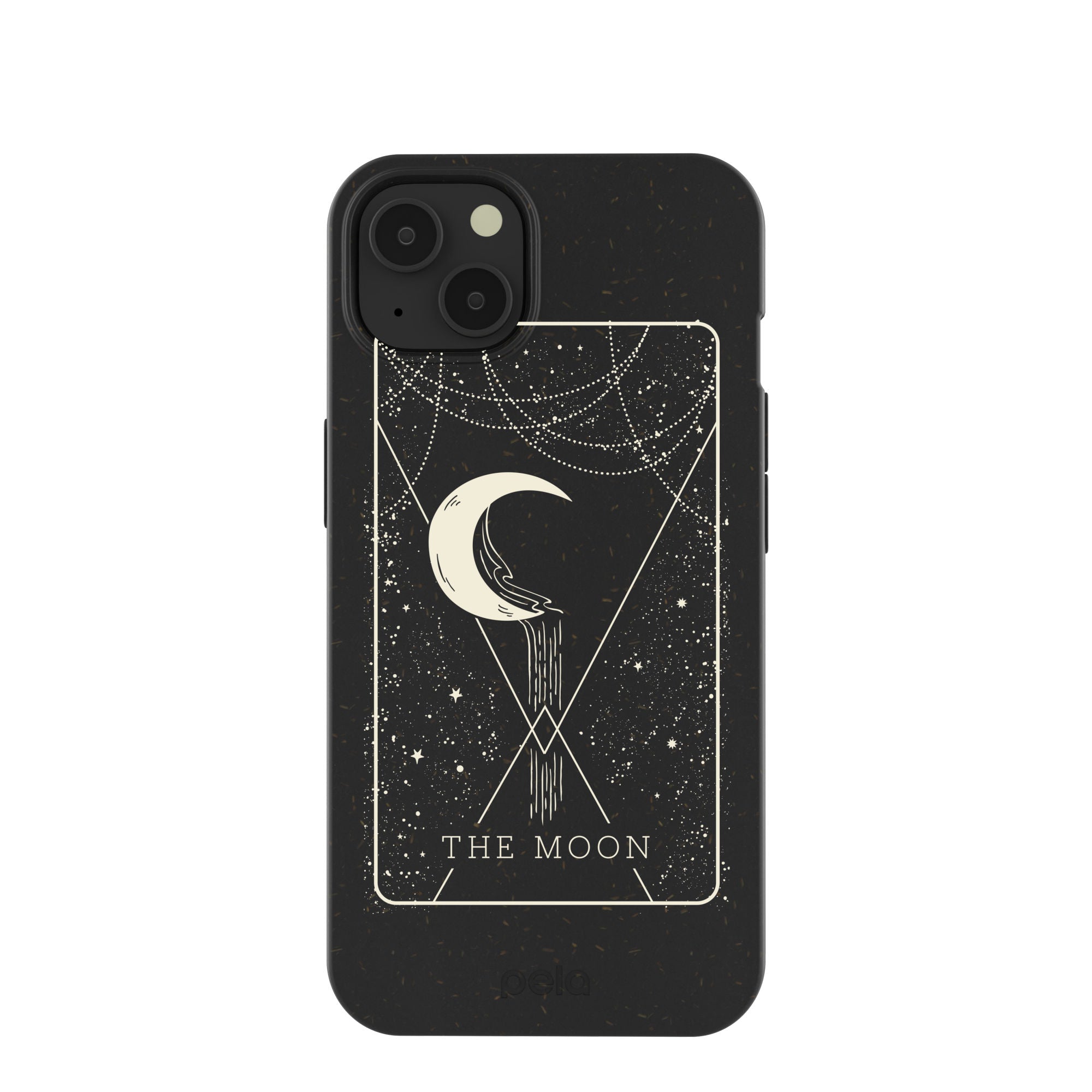 Black The Moon iPhone 13 Case Refurbished - Pela Case refurbished available on Cerqular