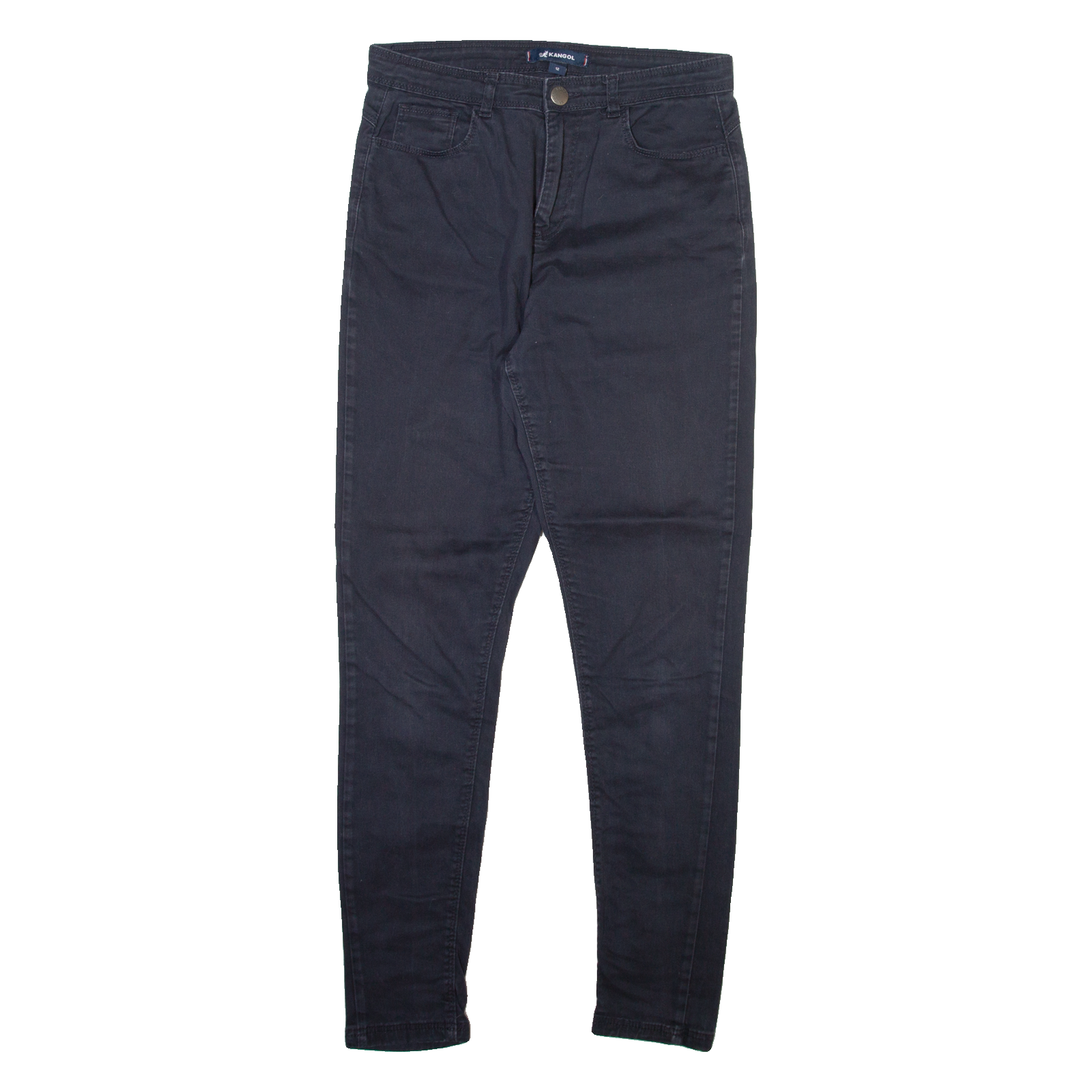 KANGOL Womens Trousers Blue Slim Tapered W28 L29 Refurbished - N/A refurbished available on Cerqular