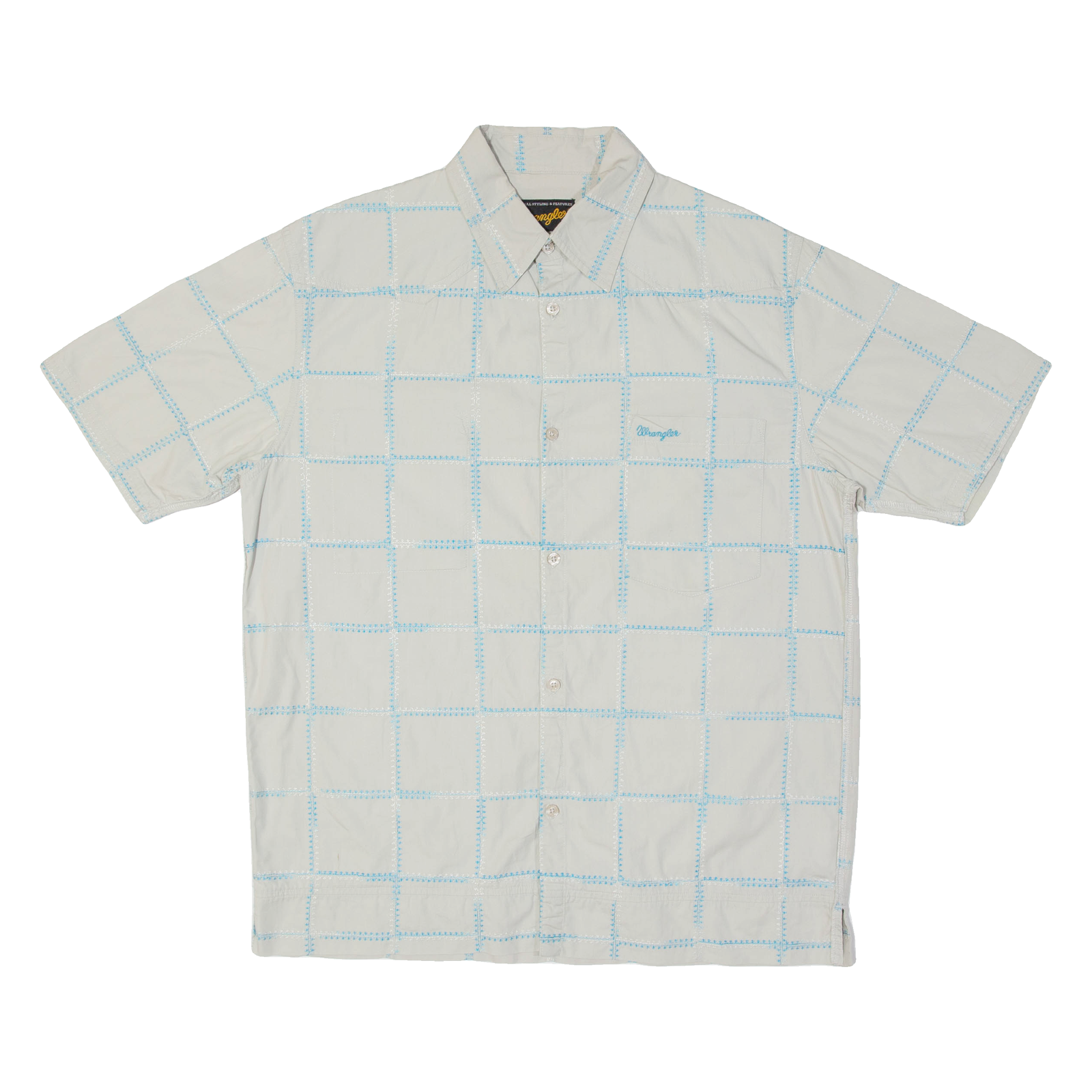 Buy WRANGLER Mens Shirt Grey 90s Check L Refurbished - $15.59 WRANGLER Mens Shirt Grey 90s Check L Refurbished - N/A refurbished available on Cerqular
