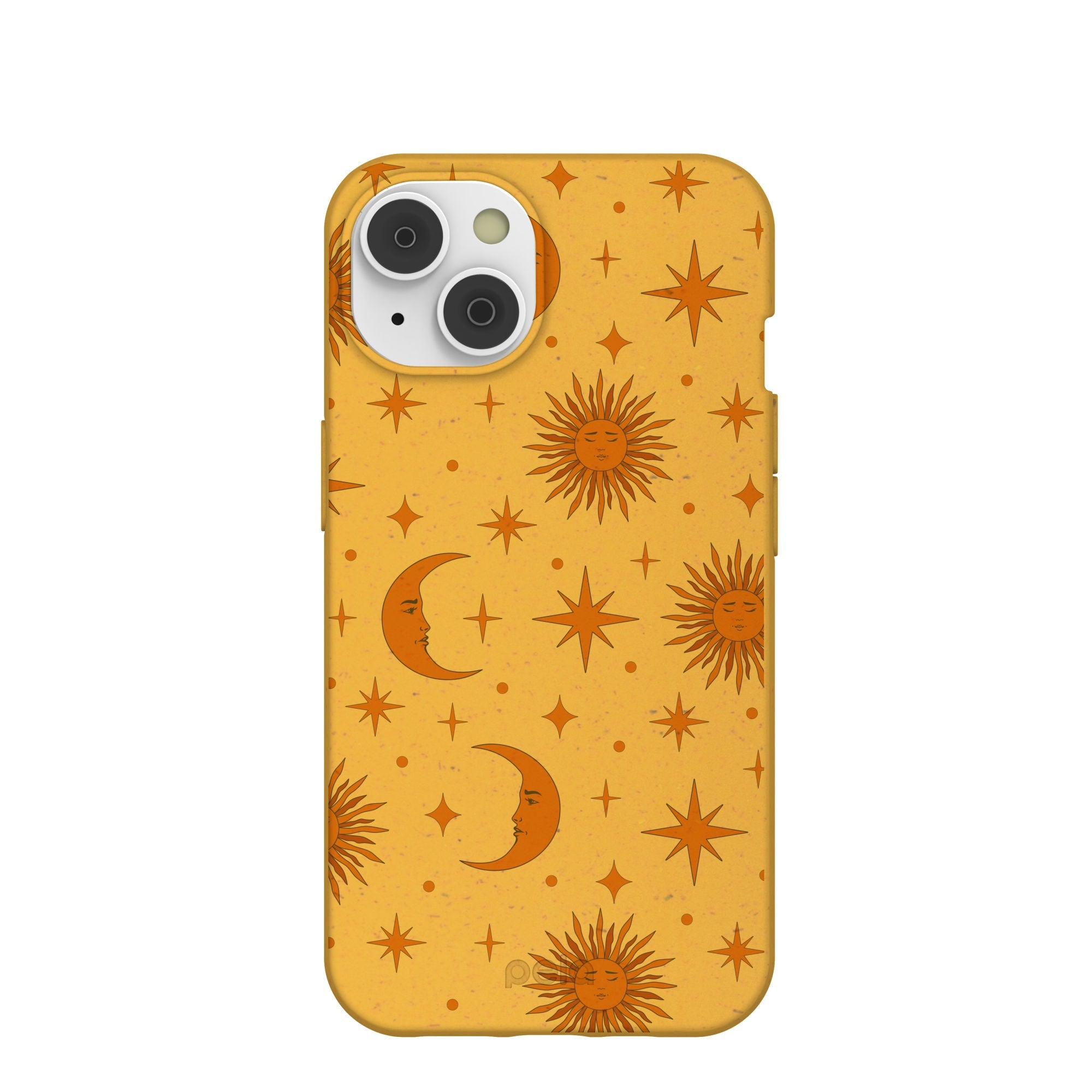 Honey Sun and Moon iPhone 14/16e Case Refurbished - Pela Case refurbished available on Cerqular