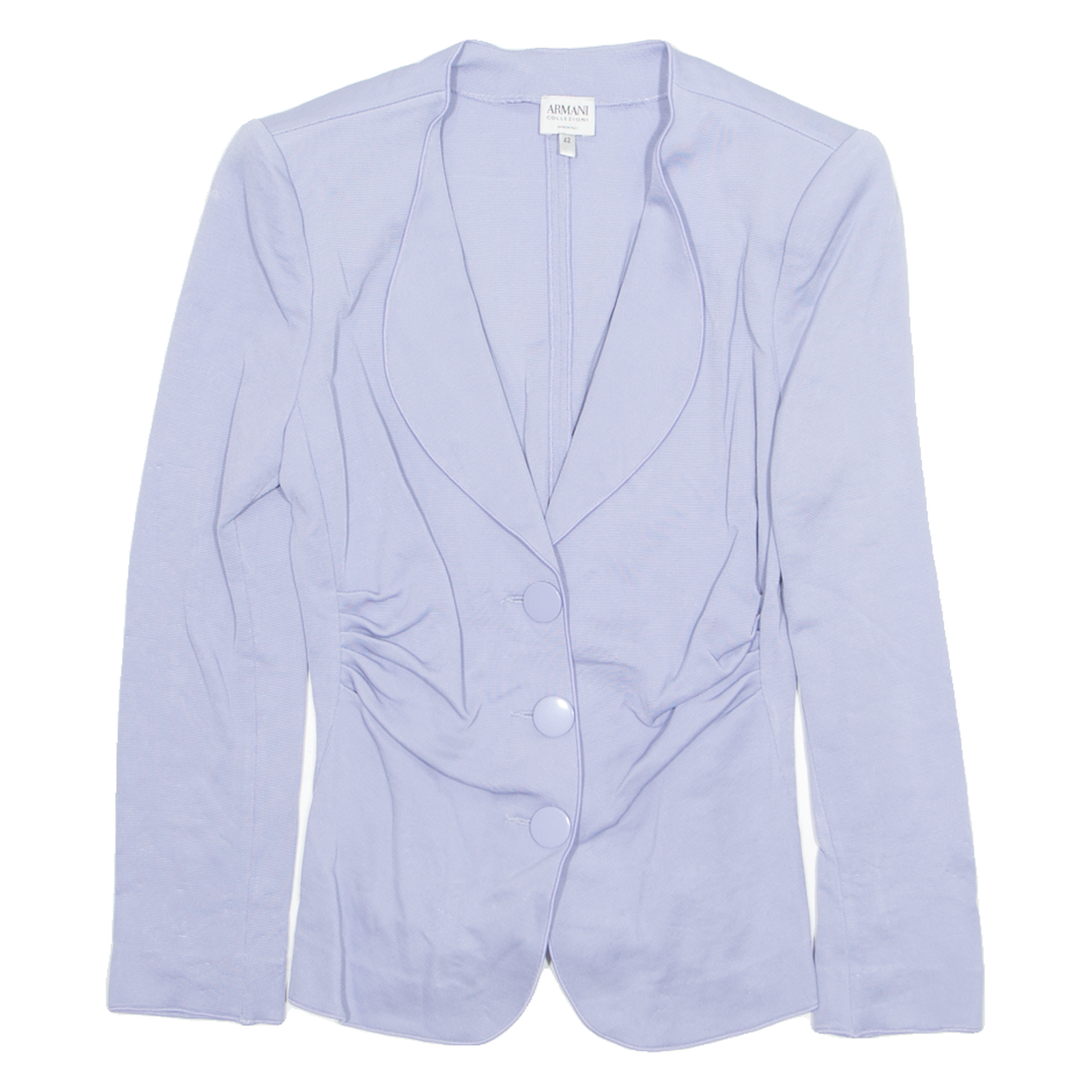 ARMANI COLLEZIONI Stretch Womens Blazer Jacket Blue Viscose M Refurbished - N/A refurbished available on Cerqular