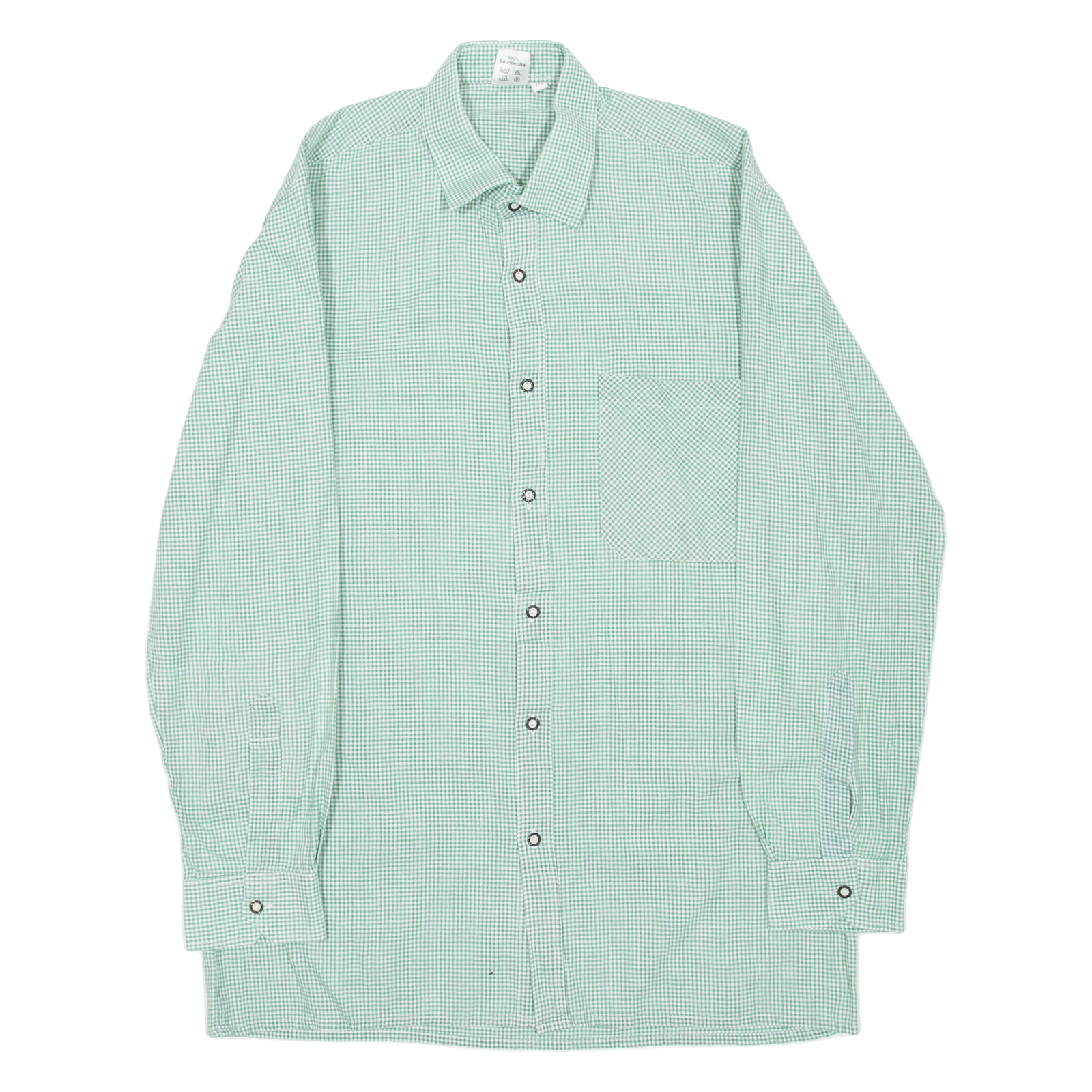Buy Mens Shirt Green Gingham Long Sleeve L Refurbished - $18.19 Mens Shirt Green Gingham Long Sleeve L Refurbished - N/A refurbished available on Cerqular