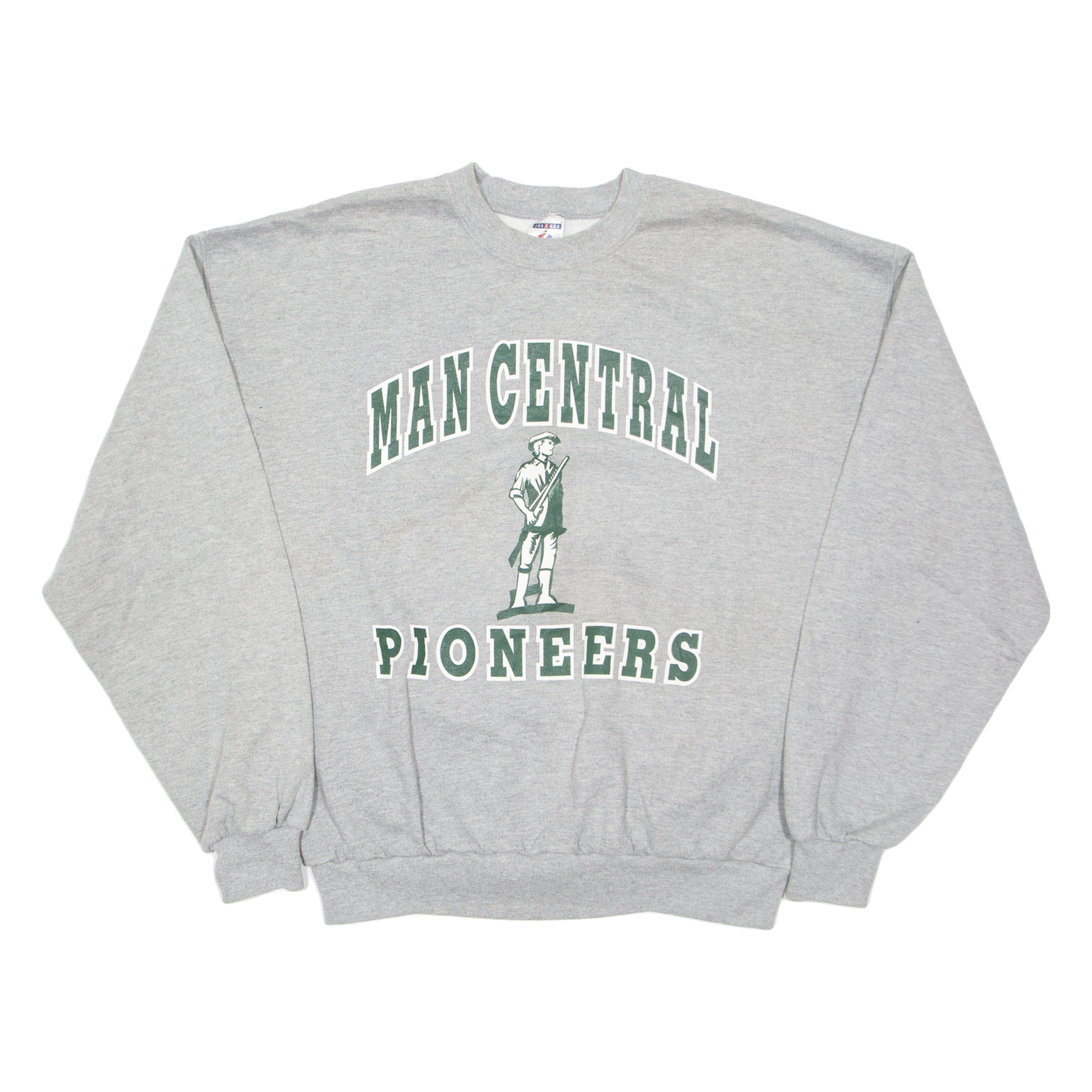 JERZEES Man Central Pioneers Mens Sweatshirt Grey XL Refurbished - N/A refurbished available on Cerqular