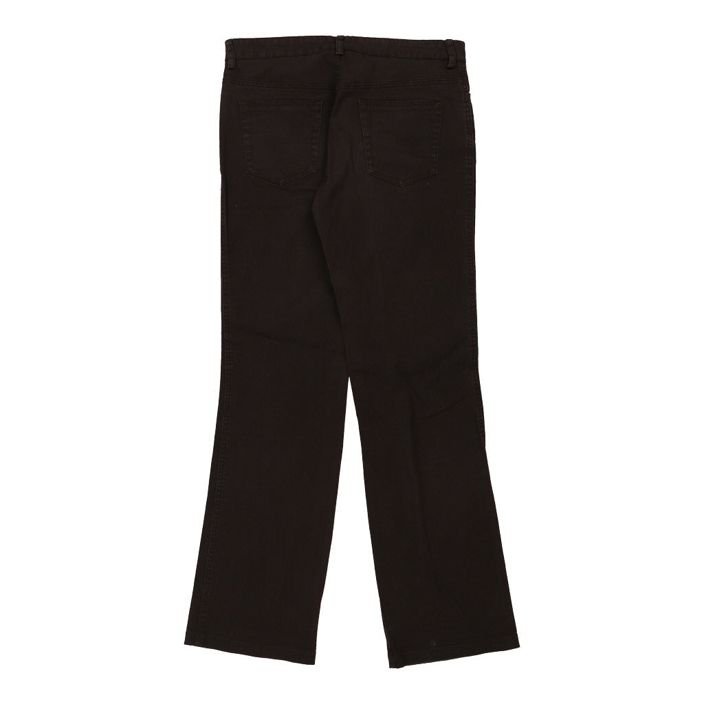 Unbranded Trousers - 32W UK 10 Brown Cotton Refurbished - Thrifted (note: this is a term often used to describe second- refurbished available on Cerqular