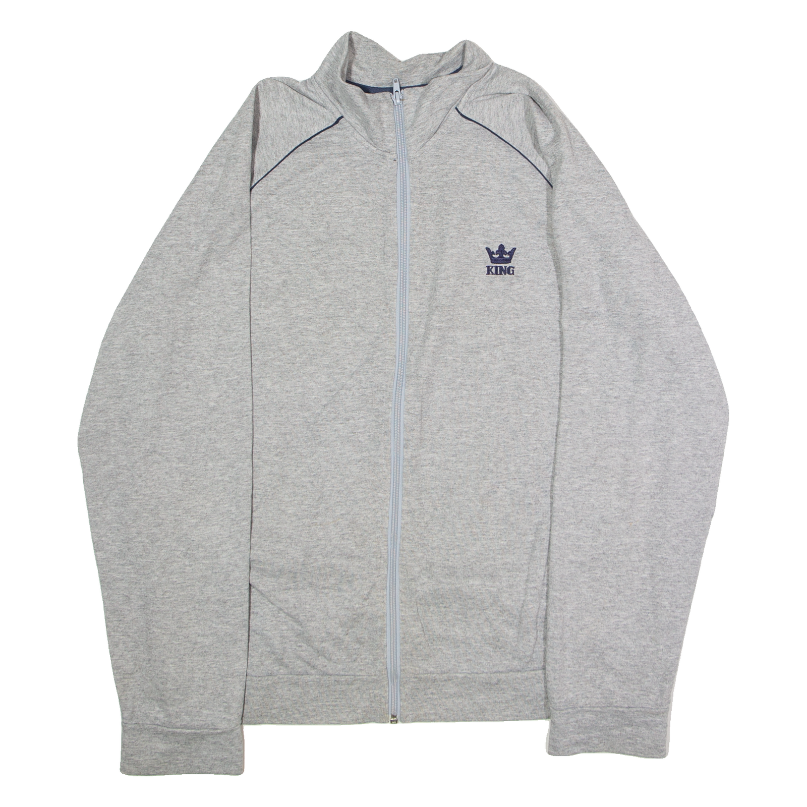 CASUAL X King Mens Track Jacket Grey L Refurbished - N/A refurbished available on Cerqular