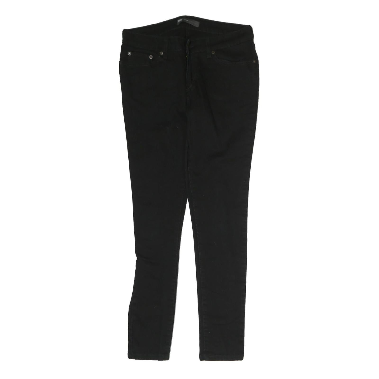 LEVI'S Womens Black Slim Skinny Denim Raw Cotton Blend W30 L28 Stretch Jeans Refurbished - N/A refurbished available on Cerqular