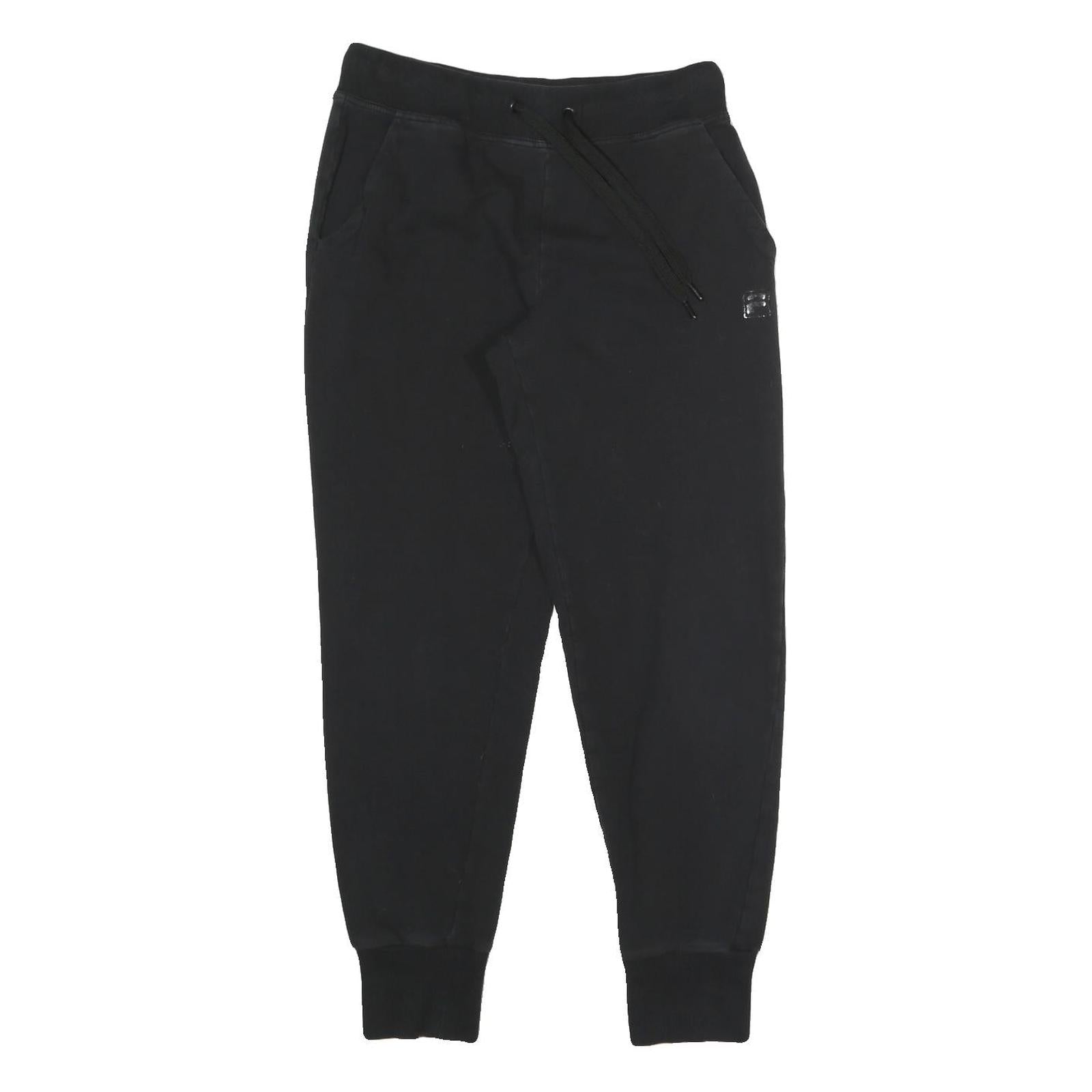 FILA Mens Joggers Black Slim Tapered S W28 L27 Casual Wear Cotton Blend Refurbished - N/A refurbished available on Cerqular