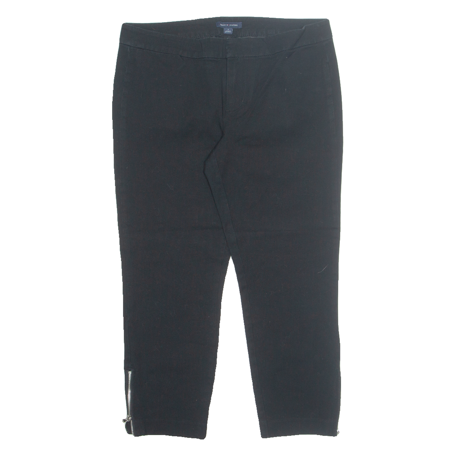 TOMMY HILFIGER Womens Trousers Black Regular Tapered W30 L23 Refurbished - N/A refurbished available on Cerqular