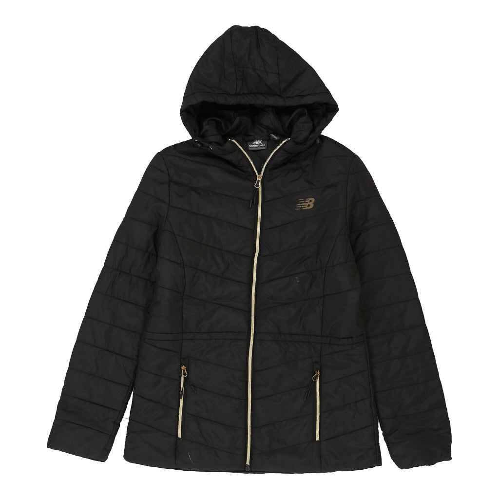 New Balance Puffer - Small Black Polyester Refurbished - Thrifted (note: this is a term often used to describe second- refurbished available on Cerqular