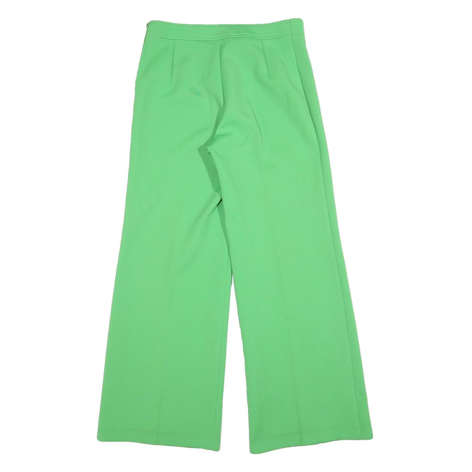 Buy Green Womens Relaxed Wide-Leg Trousers W30 L30 Polyester Blend Zip Plain Refurbished - $23.39 Green Womens Relaxed Wide-Leg Trousers W30 L30 Polyester Blend Zip Plain Refurbished - N/A refurbished available on Cerqular