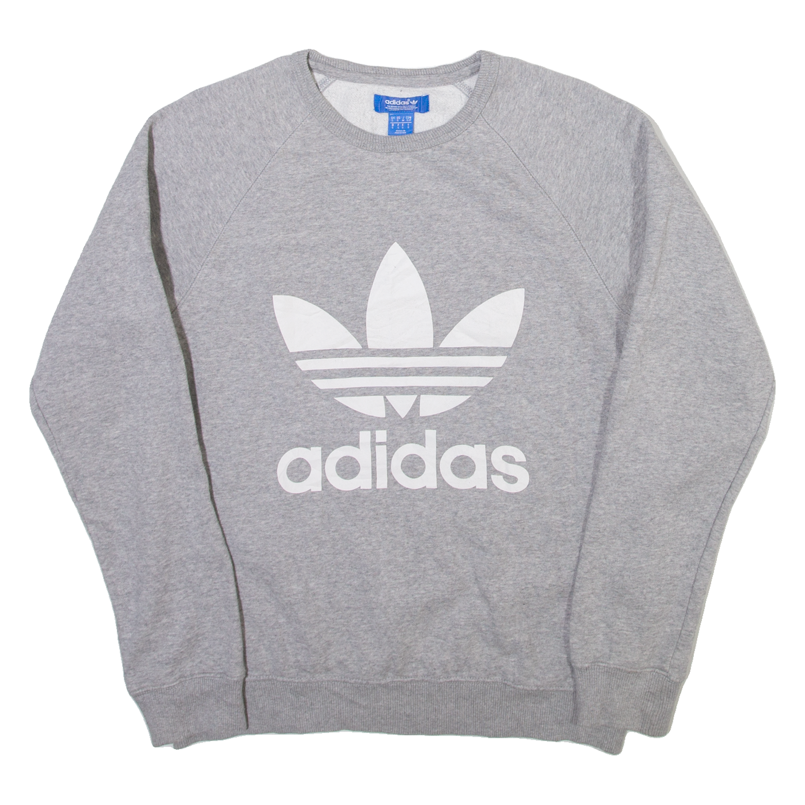 ADIDAS Mens Sweatshirt Grey S Refurbished - N/A refurbished available on Cerqular