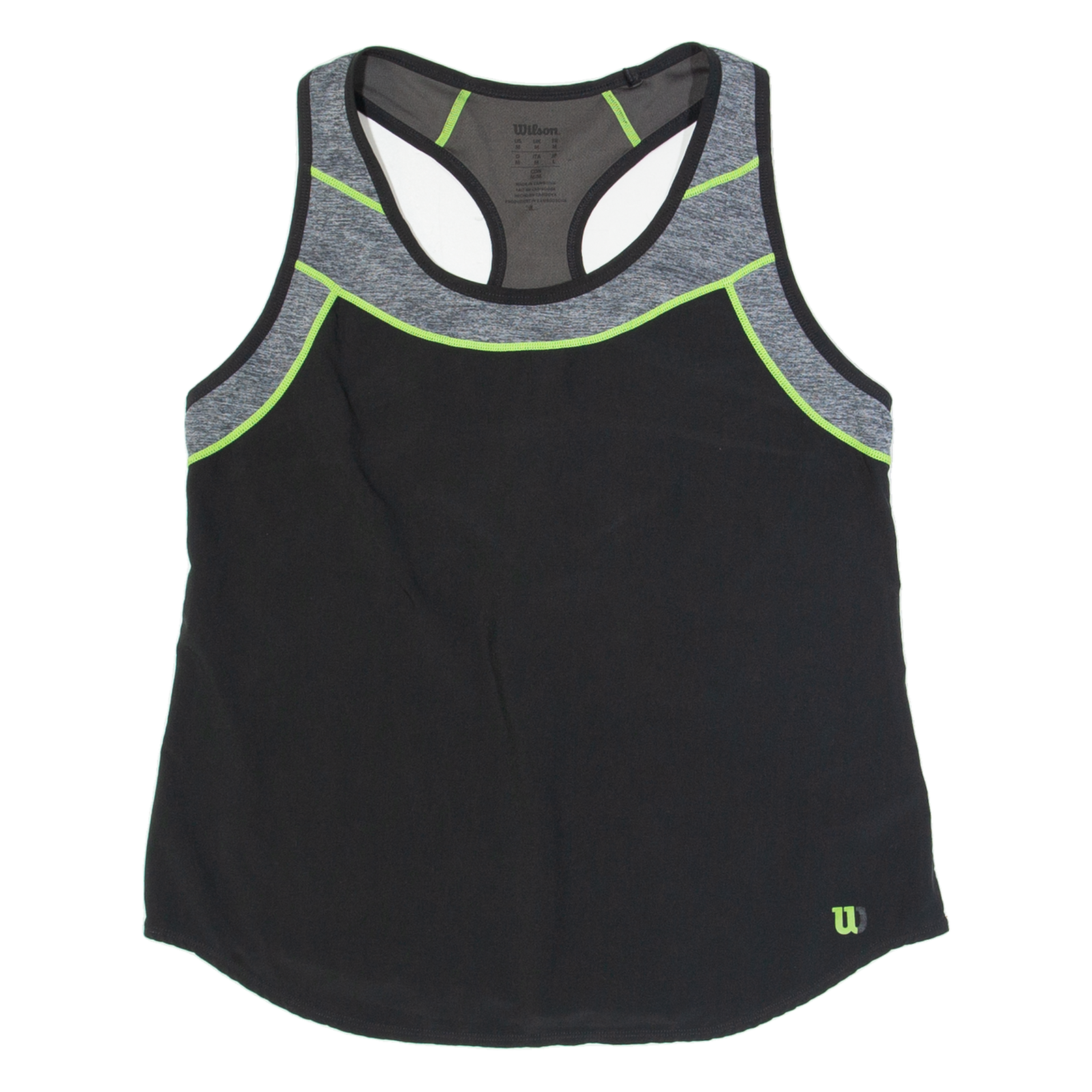 WILSON Womens Sports Vest Black Sleeveless M Refurbished - N/A refurbished available on Cerqular