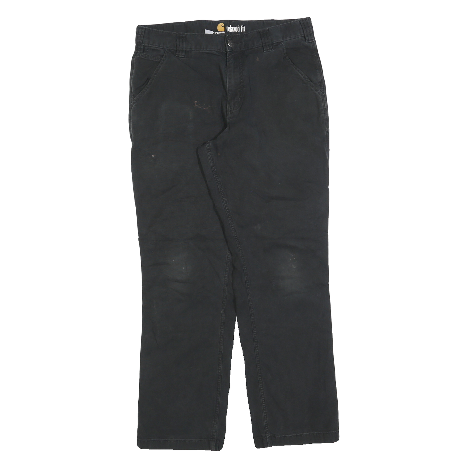 Buy CARHARTT Mens Cotton Blend Black Relaxed Straight Trousers W33 L32 Workwear Zip Refurbished - $53.29 CARHARTT Mens Cotton Blend Black Relaxed Straight Trousers W33 L32 Workwear Zip Refurbished - N/A refurbished available on Cerqular