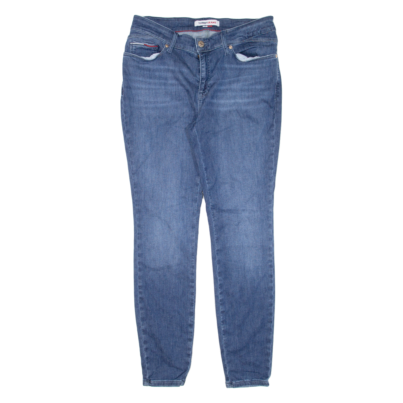TOMMY JEANS Mid Rise Womens Jeans Blue Slim Skinny W30 L28 Refurbished - N/A refurbished available on Cerqular
