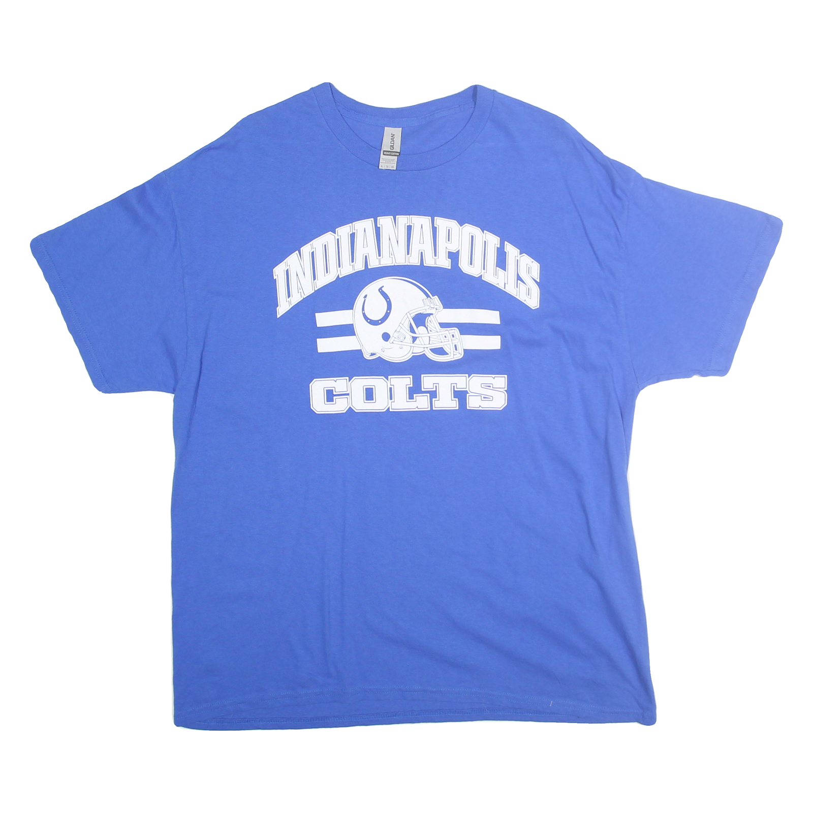 GILDAN Mens Blue Indianapolis Colts Graphic T-Shirt XL Short Sleeve Crew Neck Refurbished - N/A refurbished available on Cerqular