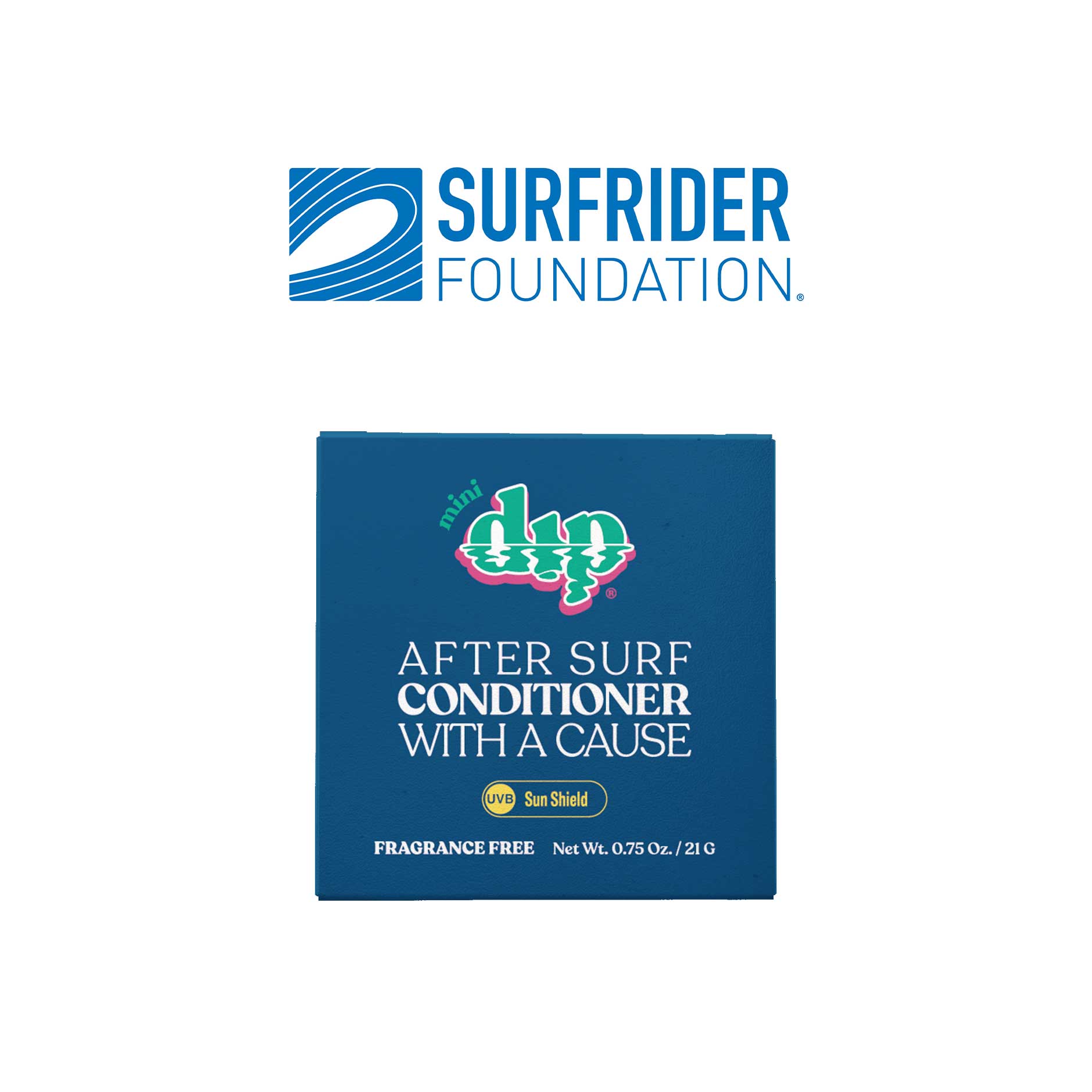 Surfrider Mini After Surf Conditioner - Fragrance Free Refurbished - Dip Sustainable Hair Care refurbished available on Cerqular