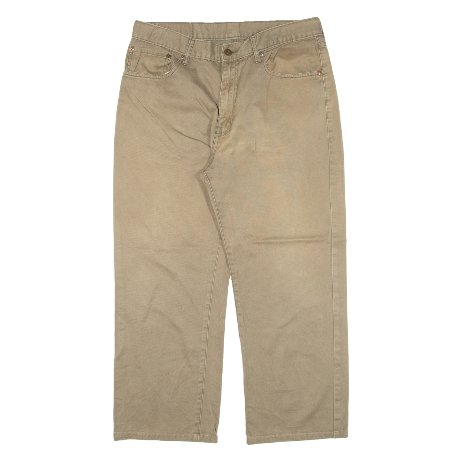 LEVI'S 751 Mens Trousers Green Regular Straight W34 L28 Refurbished - N/A refurbished available on Cerqular