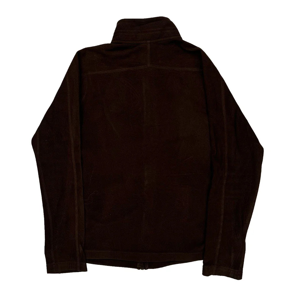The North Face Fleece Jacket - Medium Brown Polyester Refurbished - Thrifted (note: this is a term often used to describe second- refurbished available on Cerqular