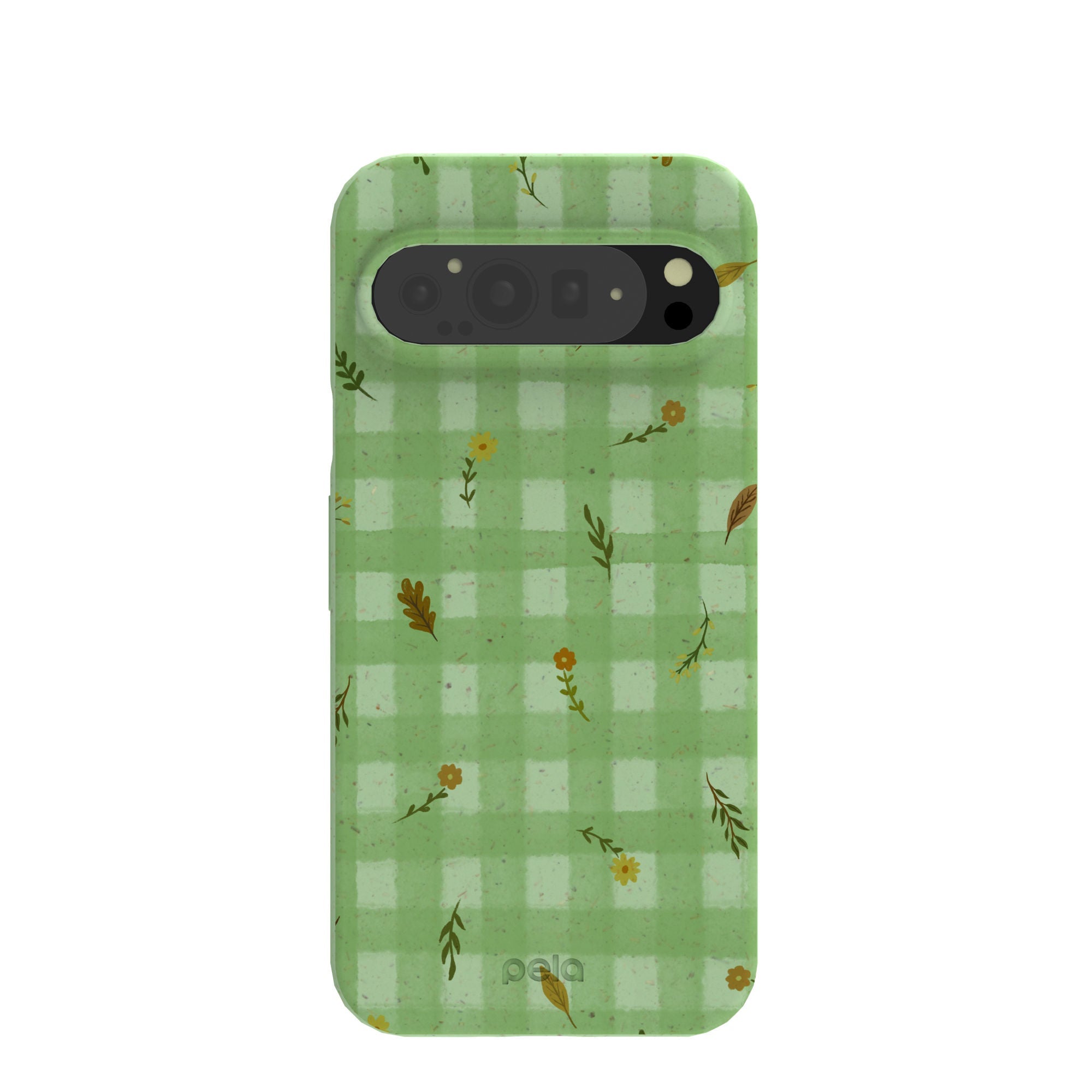 Buy Sage Green Fall Gingham Google Pixel 9 Pro XL Case Refurbished - $65.00 Sage Green Fall Gingham Google Pixel 9 Pro XL Case Refurbished - Pela Case refurbished available on Cerqular