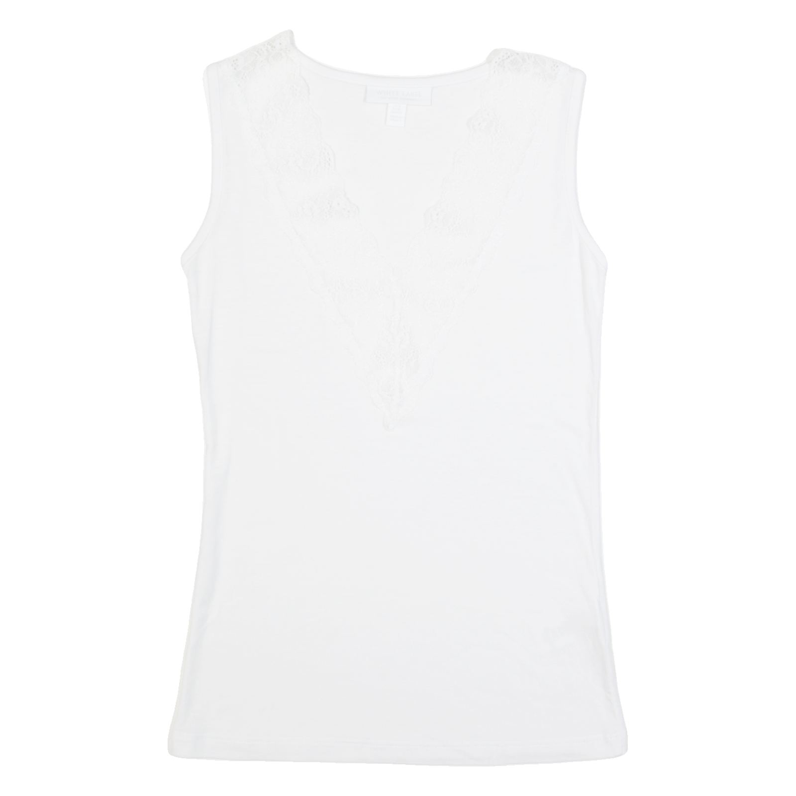 THE WHITE COMPANY Womens Vest White V-Neck Sleeveless UK 4 Refurbished - N/A refurbished available on Cerqular