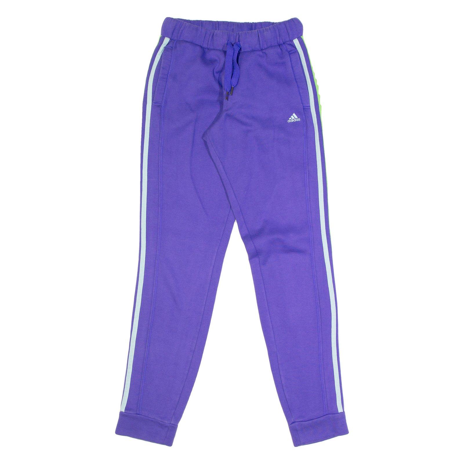 ADIDAS Womens Joggers Purple Tapered XXS W22 L30 Refurbished - N/A refurbished available on Cerqular