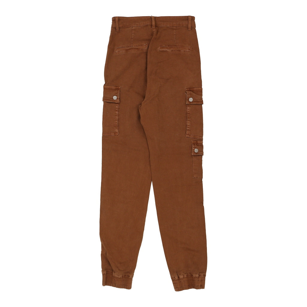 Buy Unbranded Skinny Cargo Trousers - Small Brown Cotton Refurbished - $16.87 Unbranded Skinny Cargo Trousers - Small Brown Cotton Refurbished - Thrifted (note: this is a term often used to describe second- refurbished available on Cerqular