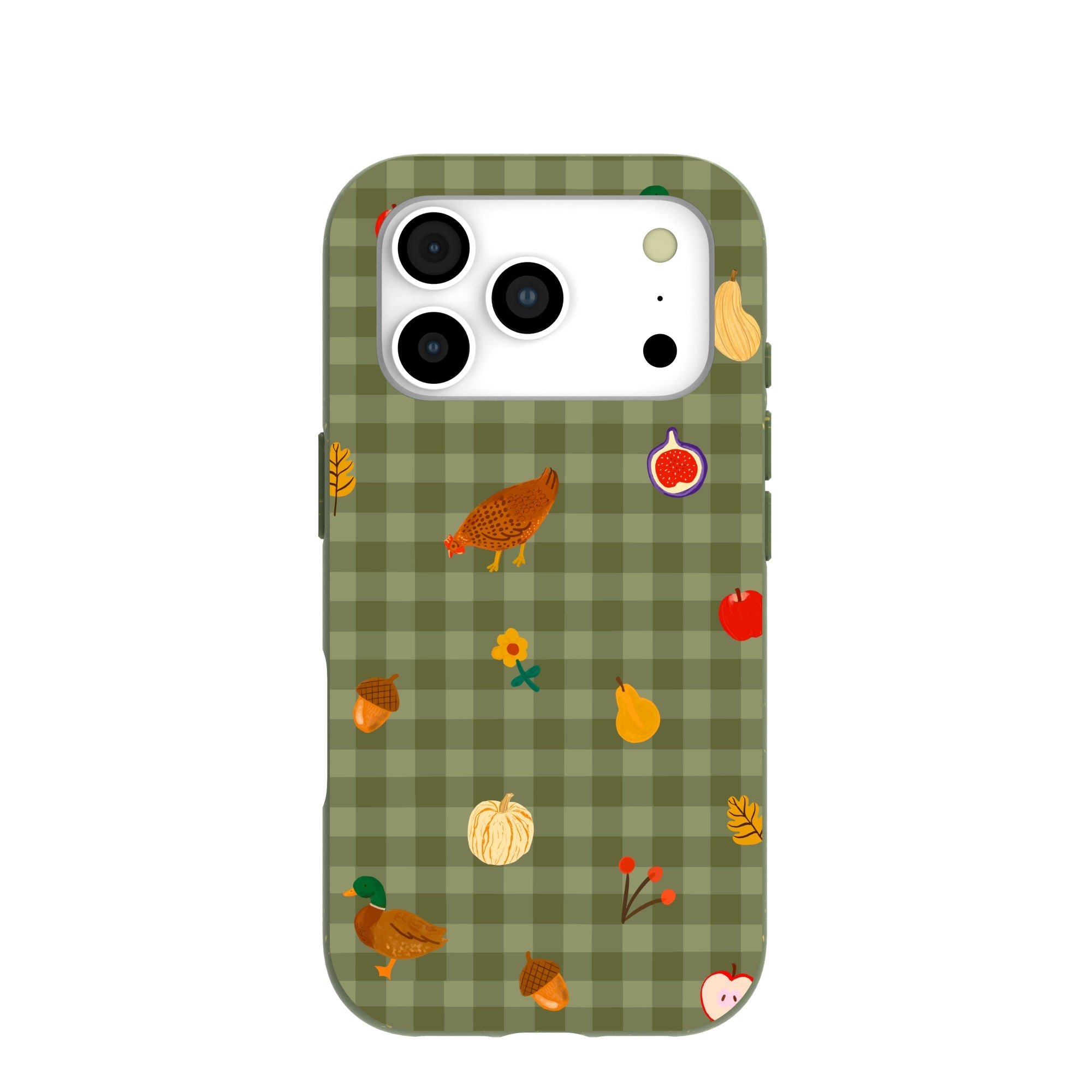 Forest Floor Harvest Folk iPhone 17 Pro Case | MagSafe Compatibility: With MagSafe Refurbished - Pela Case refurbished available on Cerqular