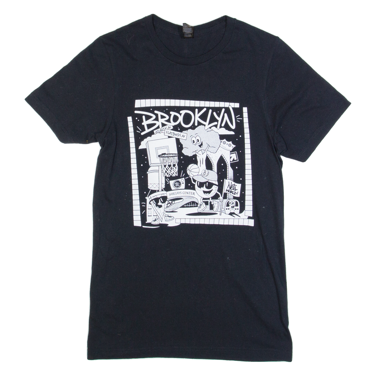 GILDAN Brooklyn Mens T-Shirt Black USA XS Refurbished - N/A refurbished available on Cerqular