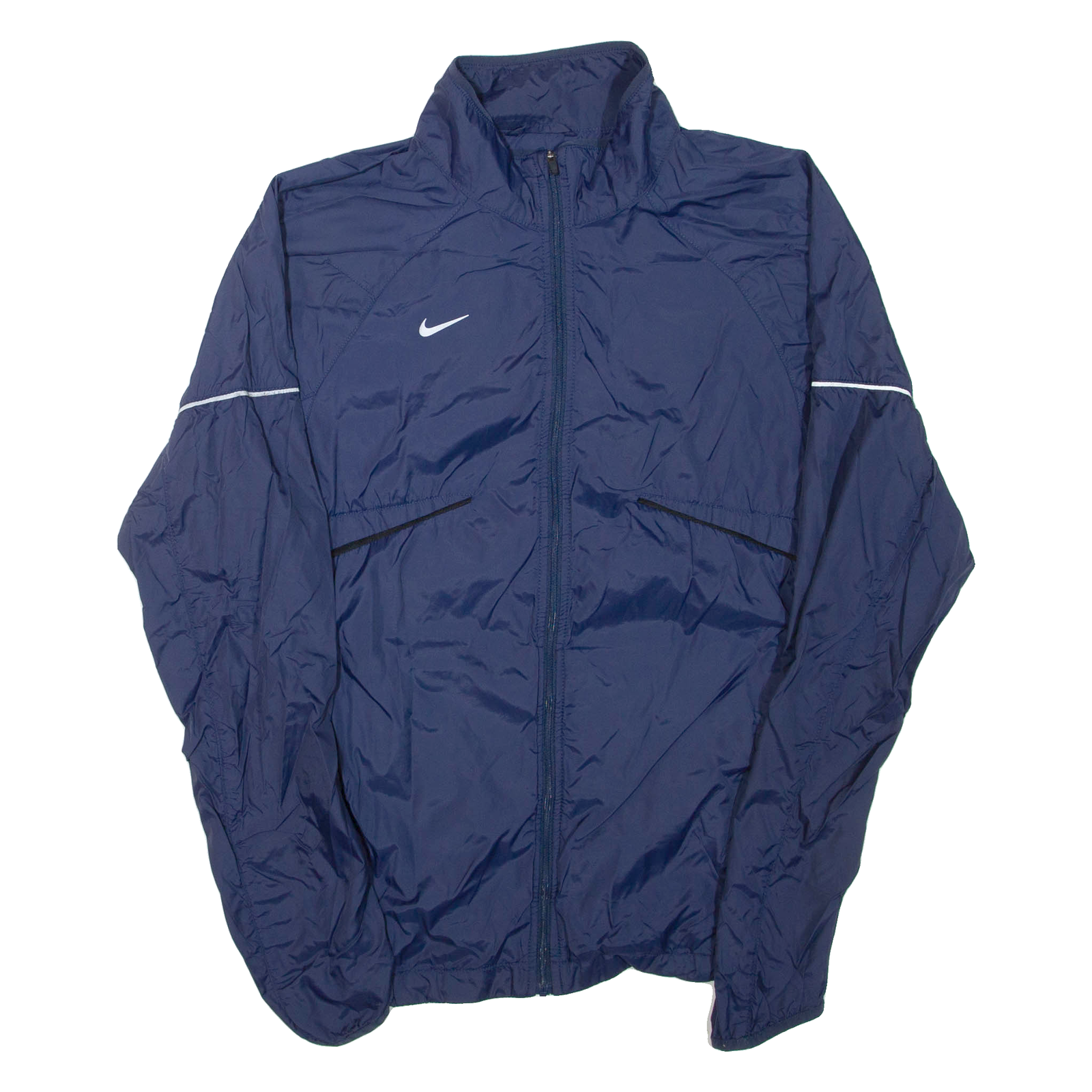 NIKE Mens Track Jacket Blue S Refurbished - N/A refurbished available on Cerqular