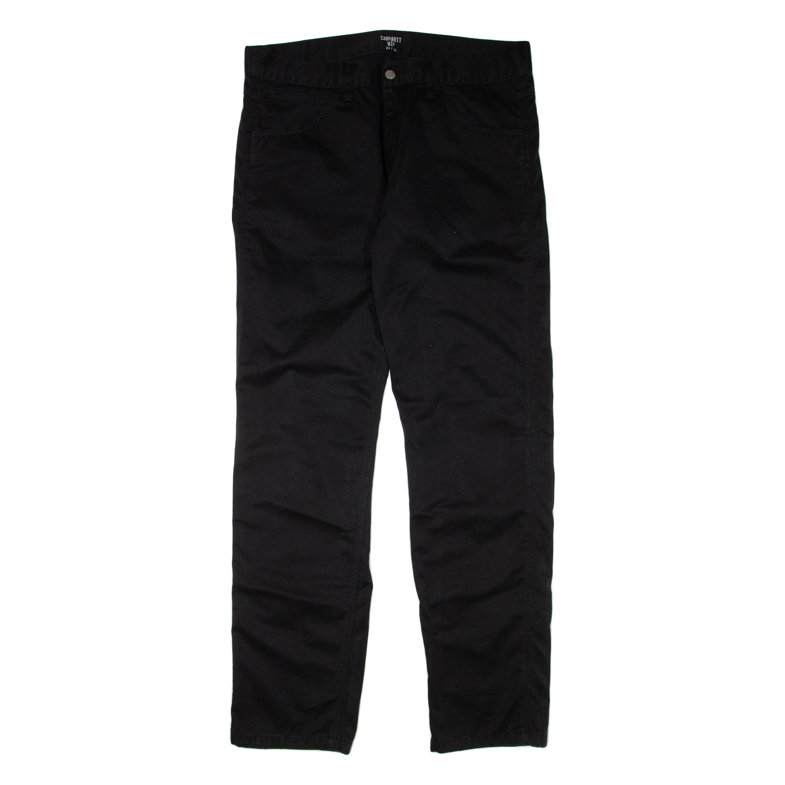 CARHARTT WIP Womens Trousers Black Regular Straight W34 L34 Refurbished - N/A refurbished available on Cerqular