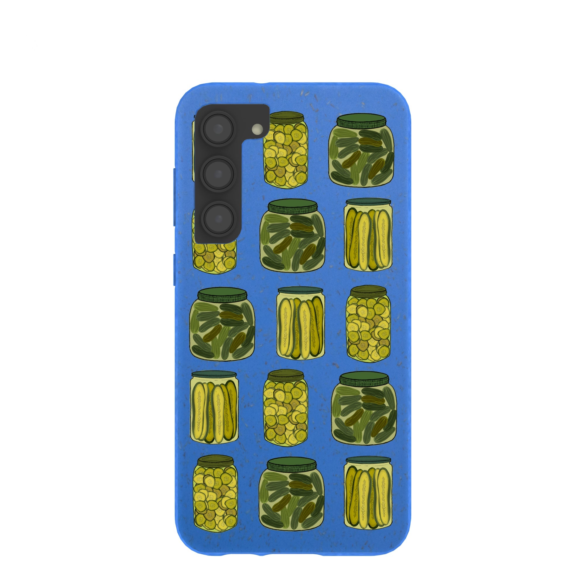 Electric Blue Pickling Pickles Samsung Galaxy S23+(Plus) Case Refurbished - Pela Case refurbished available on Cerqular