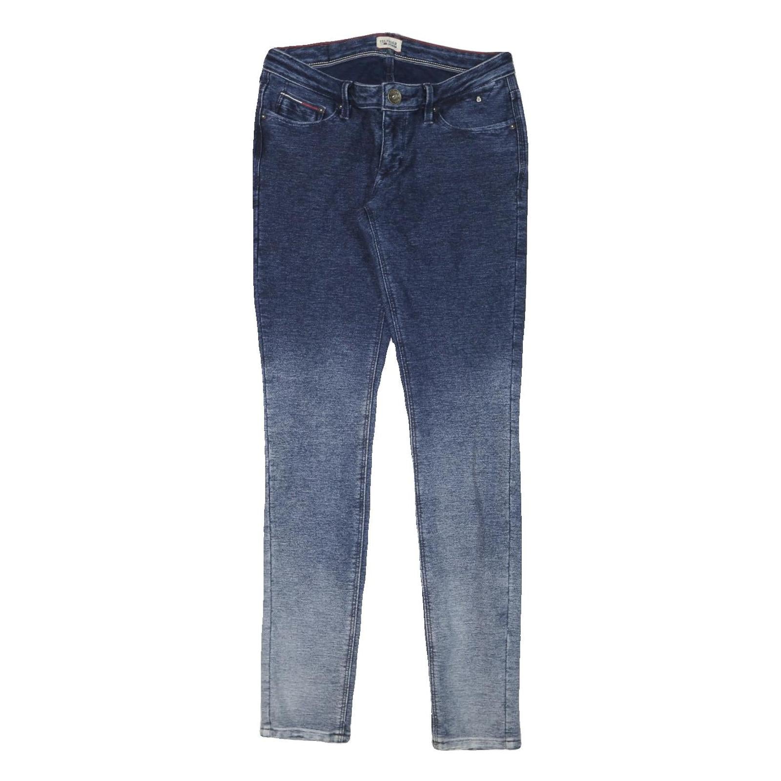 TOMMY HILFIGER Womens Jeans Blue Slim Skinny Denim Light W28 L31 Stylish Stretch Refurbished - N/A refurbished available on Cerqular