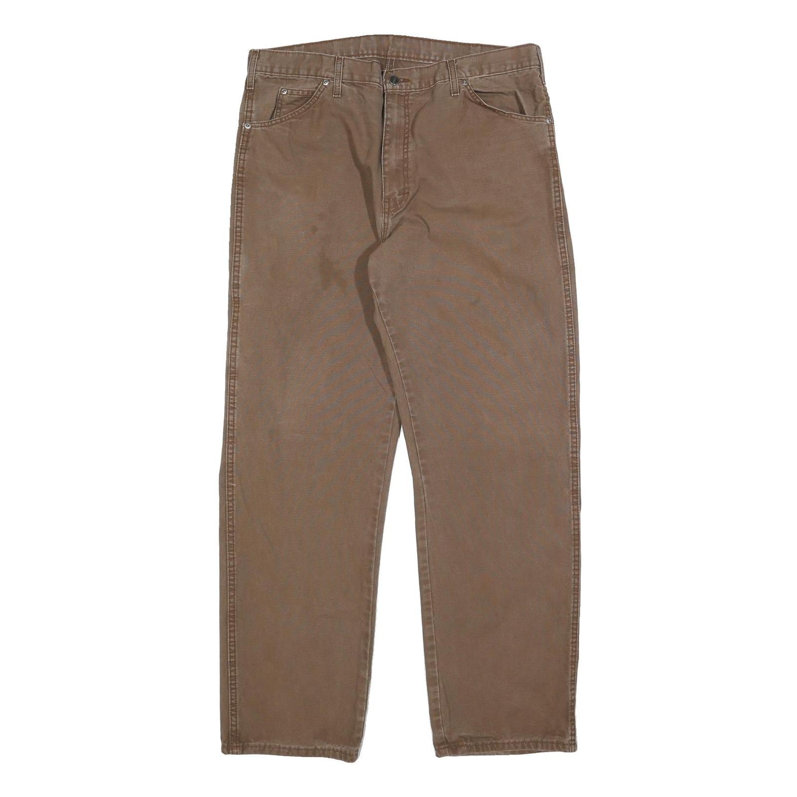 Buy DICKIES Mens Cotton Brown Relaxed Straight Trousers W38 L32 Workwear Casual Refurbished - $42.89 DICKIES Mens Cotton Brown Relaxed Straight Trousers W38 L32 Workwear Casual Refurbished - N/A refurbished available on Cerqular
