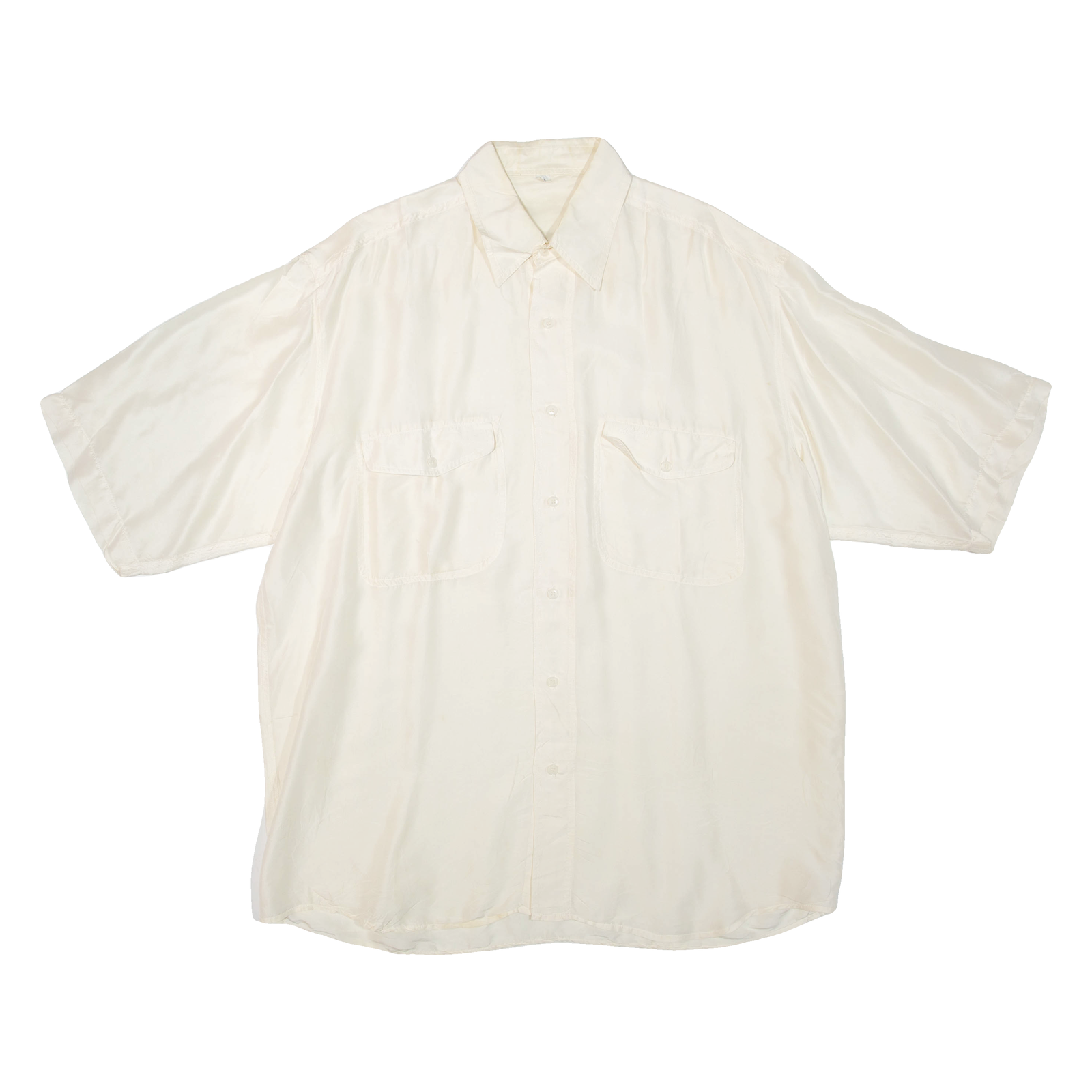 LEONARDO Mens Plain Shirt Beige M Refurbished - N/A refurbished available on Cerqular